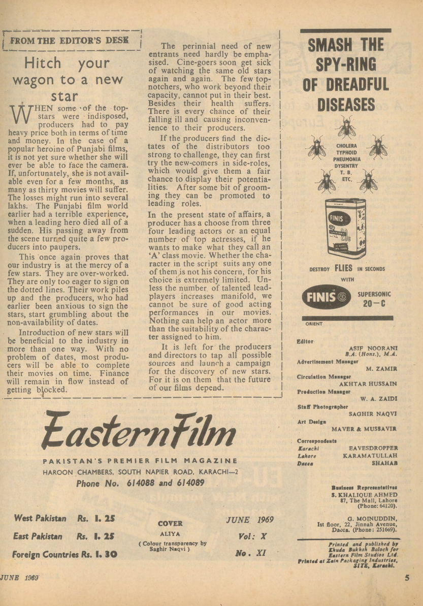 Eastern Film (June, 1969)