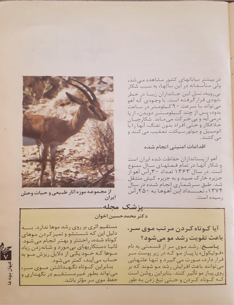 Kayhan Bacheha Magazine – Issue 2213