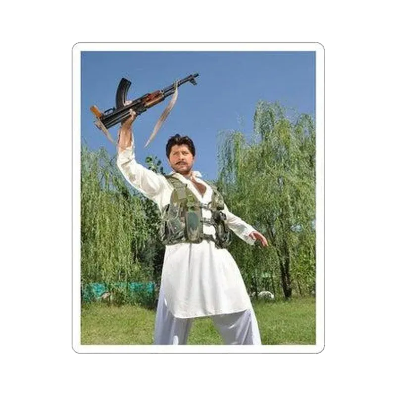 Arbaaz Khan Pashto Film BTS Sticker – KHAJISTAN™