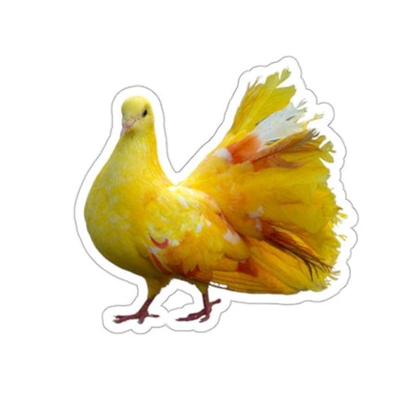 Yellow Pigeon Sticker KHAJISTAN