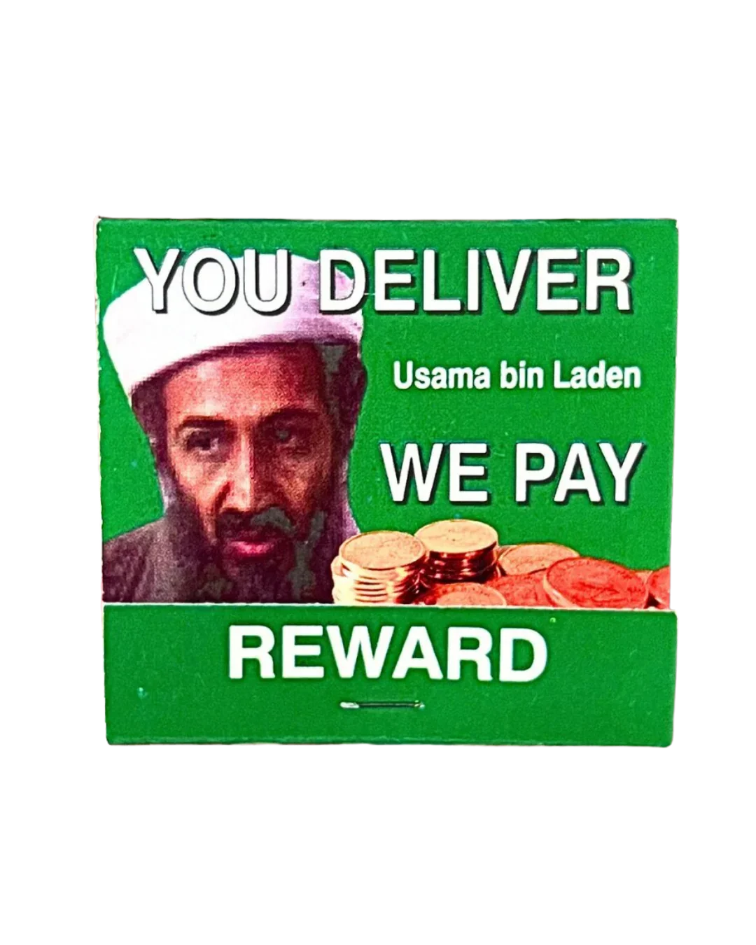 U.S. State Department Reward Usama bin Laden / Ayman al-Zawahiri / Saif al-Adel Matchbooks, c.  2001–2005