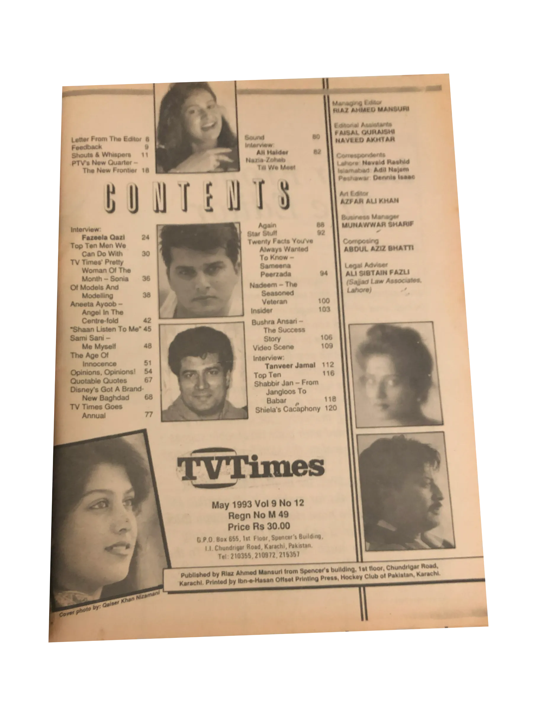 11 Issues of T.V Times (1985-95, Urdu, English) - KHAJISTAN™