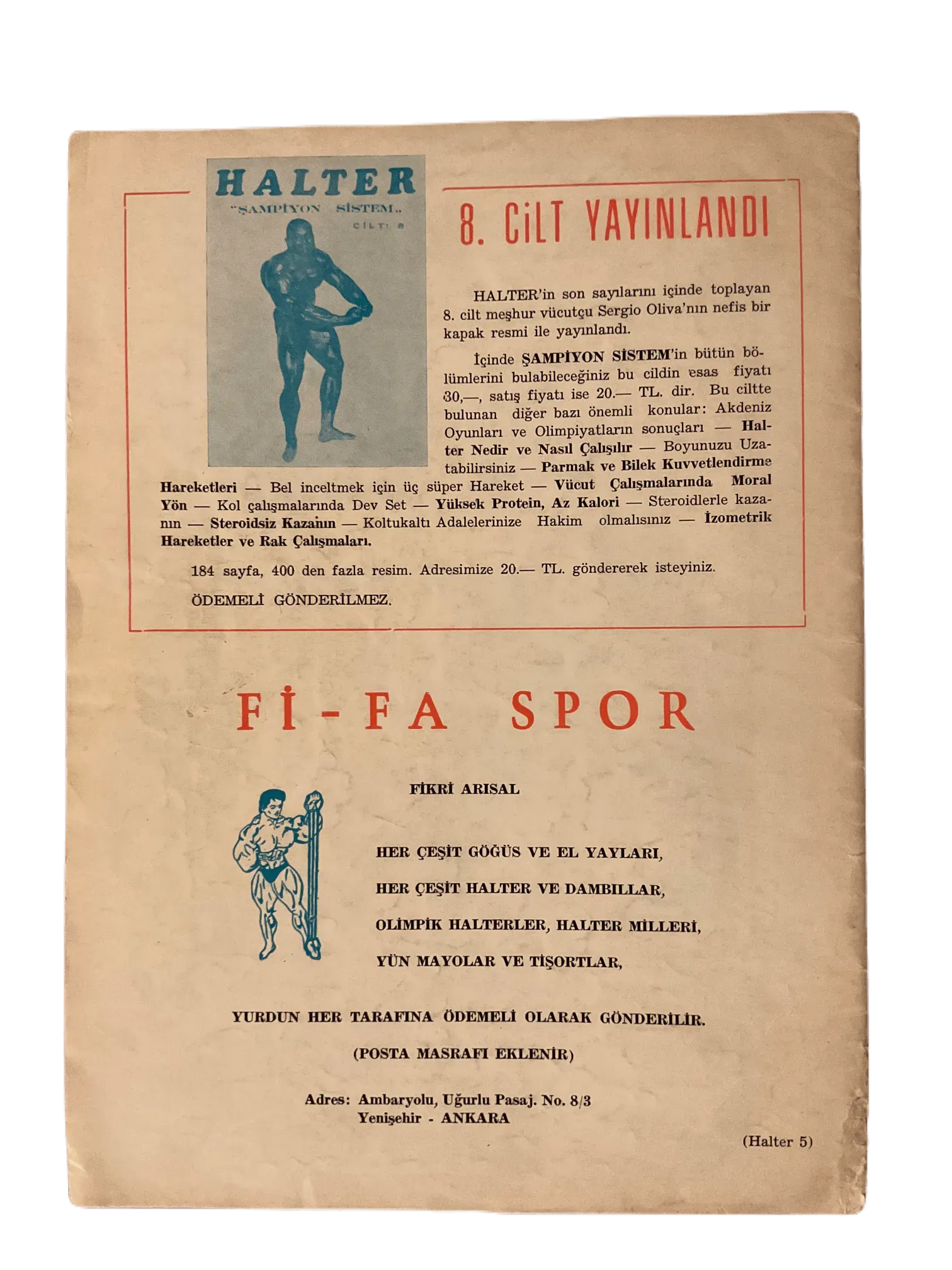 12 Issues of Halter (1963-1974, Turkish Monthly Weightlifting Magazine, Turkey) - KHAJISTAN™