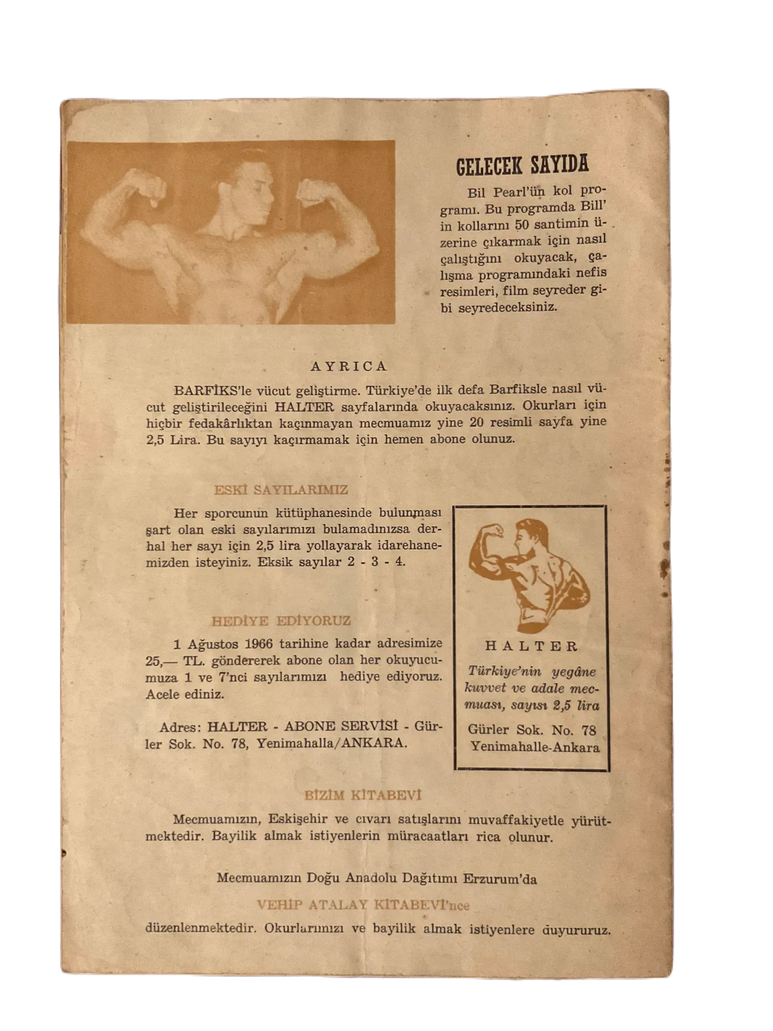 12 Issues of Halter (1963-1974, Turkish Monthly Weightlifting Magazine, Turkey) - KHAJISTAN™