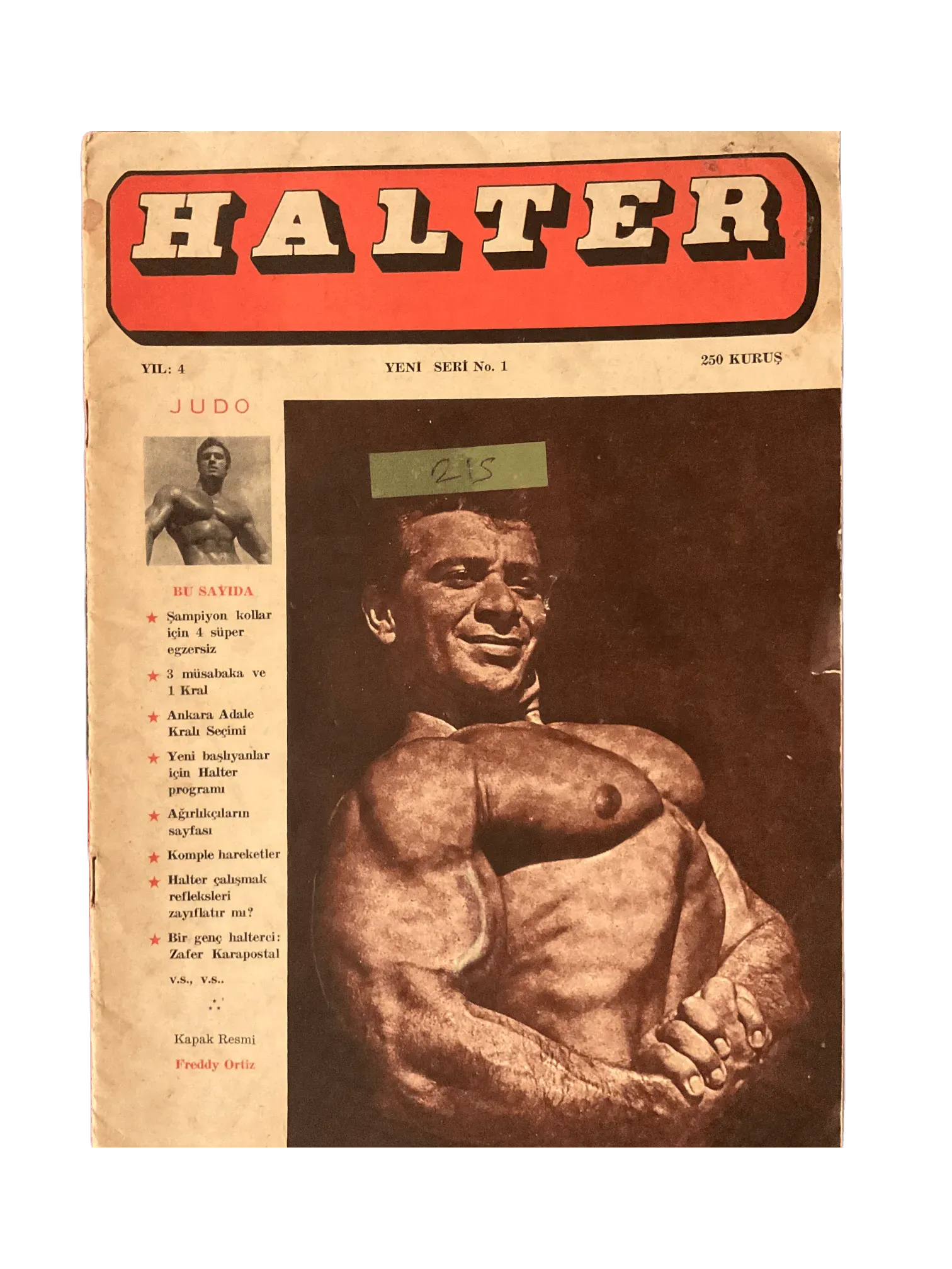 12 Issues of Halter (1963-1974, Turkish Monthly Weightlifting Magazine, Turkey) - KHAJISTAN™