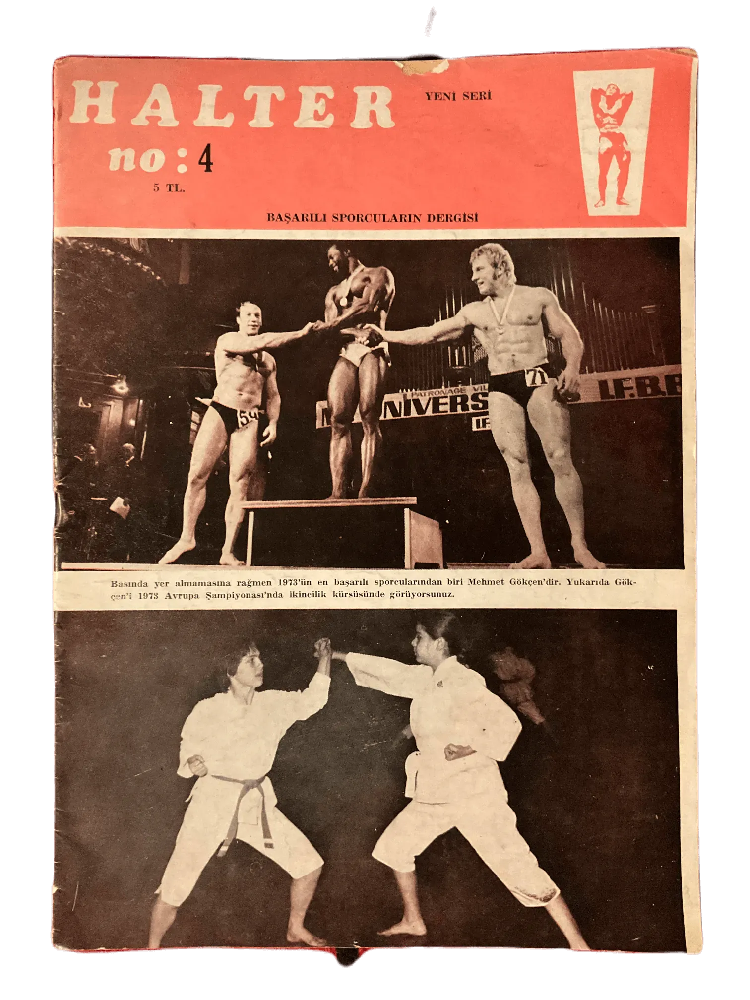 12 Issues of Halter (1963-1974, Turkish Monthly Weightlifting Magazine, Turkey) - KHAJISTAN™