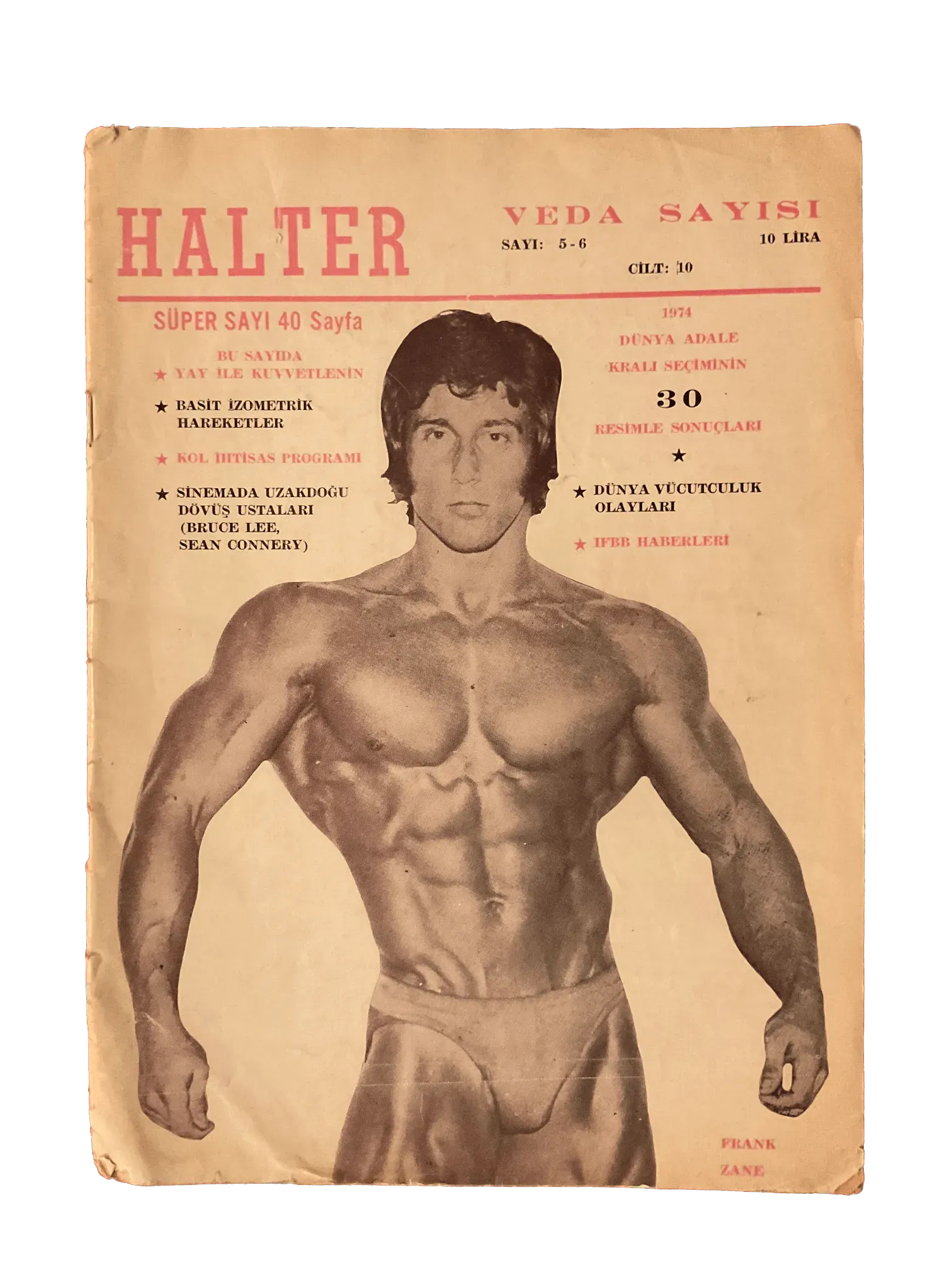 12 Issues of Halter (1963-1974, Turkish Monthly Weightlifting Magazine, Turkey) - KHAJISTAN™