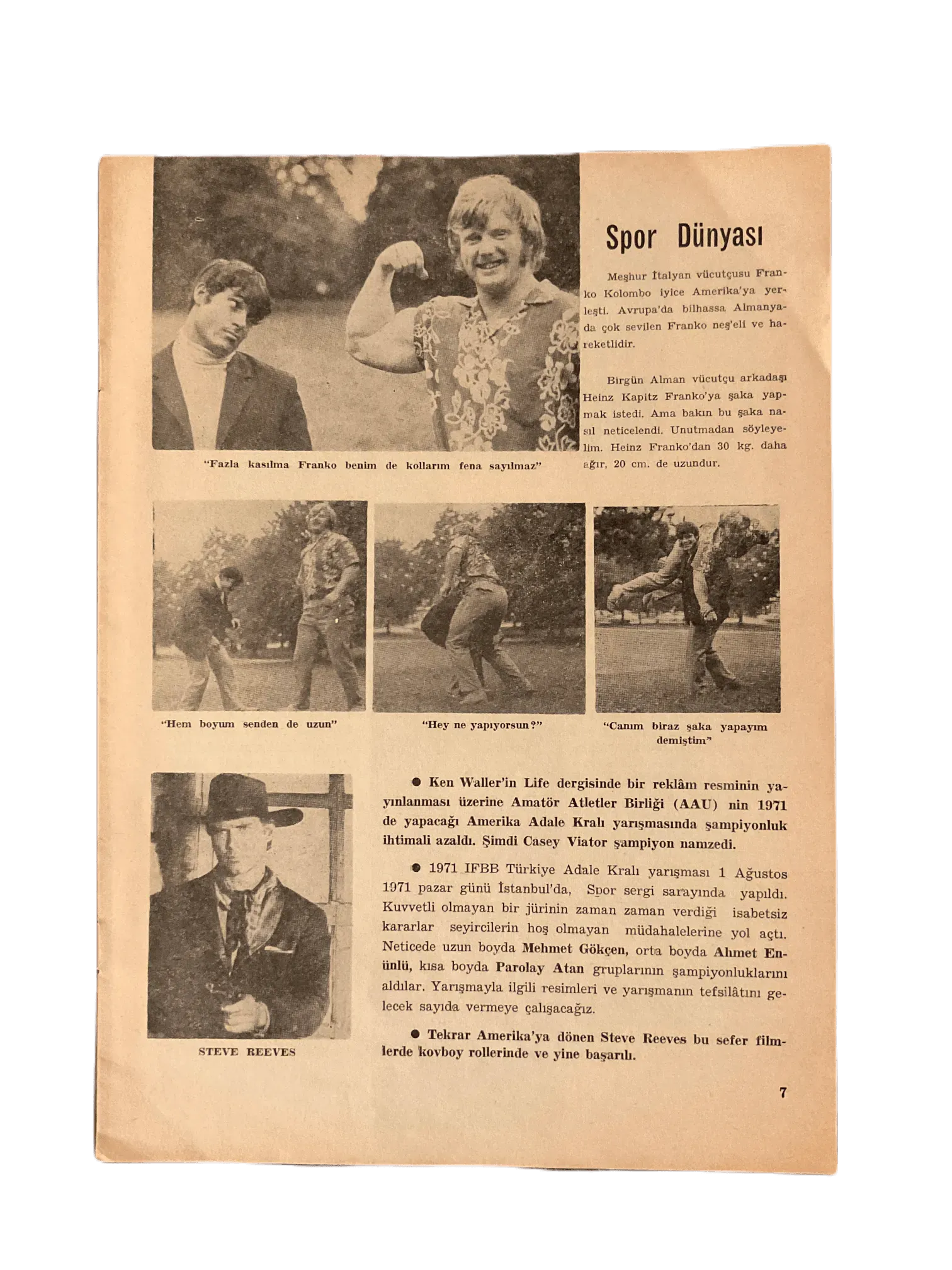 12 Issues of Halter (1963-1974, Turkish Monthly Weightlifting Magazine, Turkey) - KHAJISTAN™