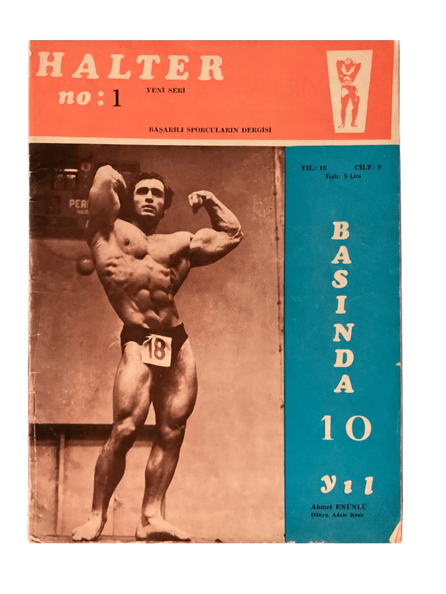 12 Issues of Halter (1963-1974, Turkish Monthly Weightlifting Magazine, Turkey) - KHAJISTAN™