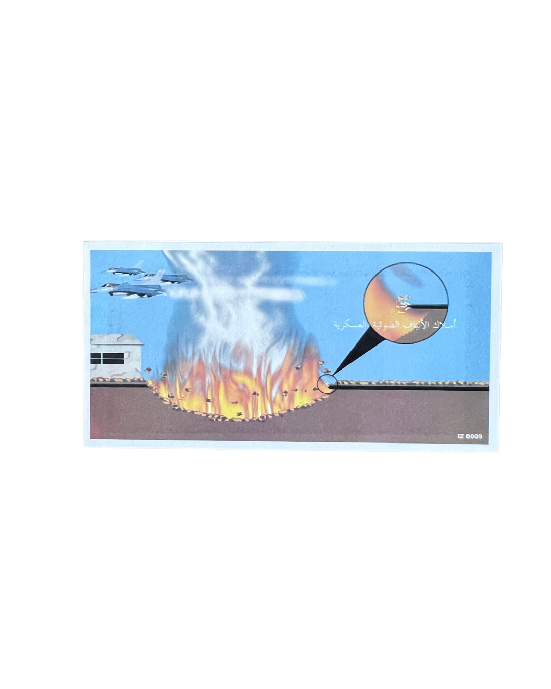 Original U.S. Psychological Operations Leaflet IZ D009 Operation Iraqi Freedom, Iraq, 2003