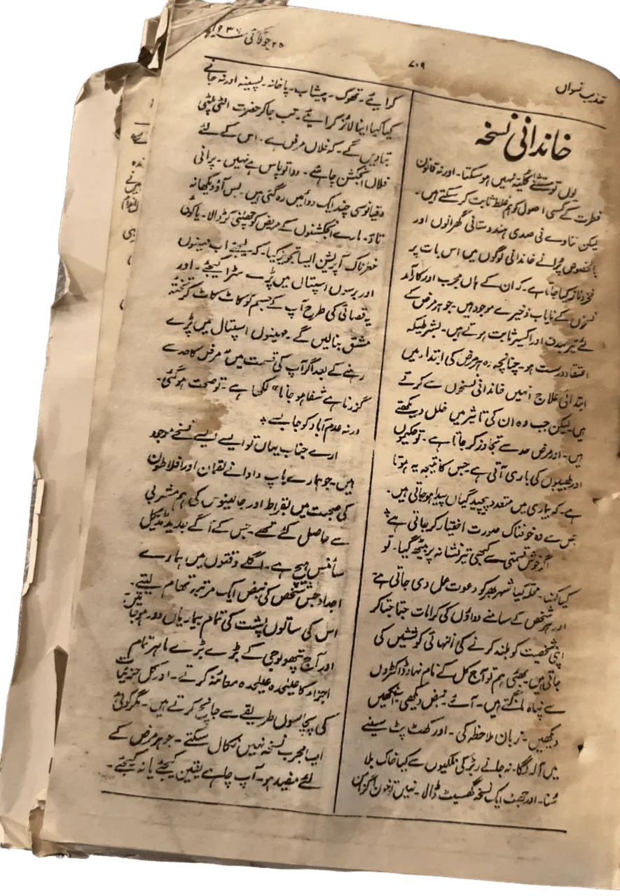 150 Issues of Tehzeeb-E-Niswan (1926-1938, British India) - KHAJISTAN™