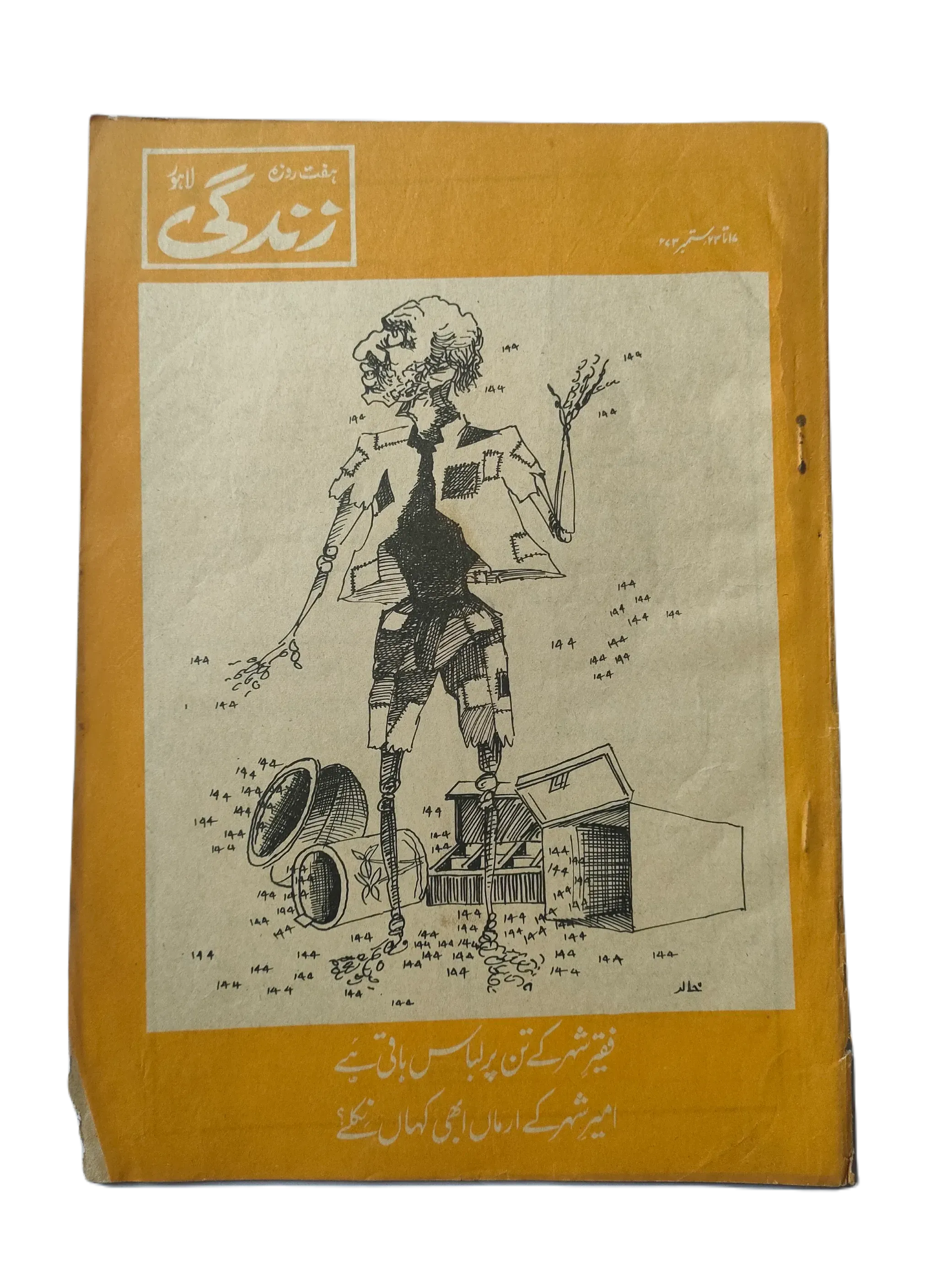 154 Issues of Weekly Zindagi (1969-1979, Lahore, Urdu) - KHAJISTAN™