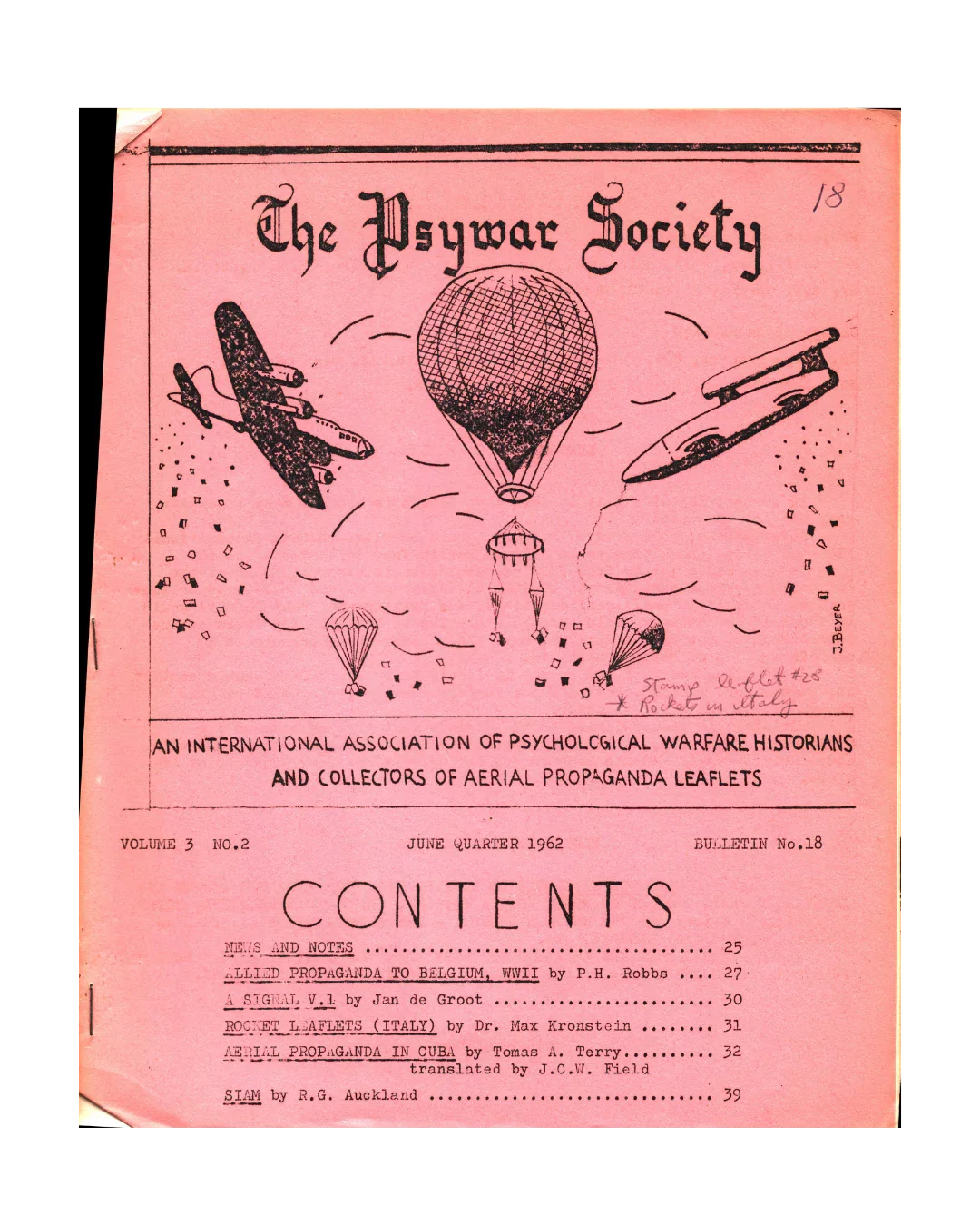 Bulletin of the Psywar Society / The Falling Leaf (1958–2012) — Complete Collection (208 Issues)