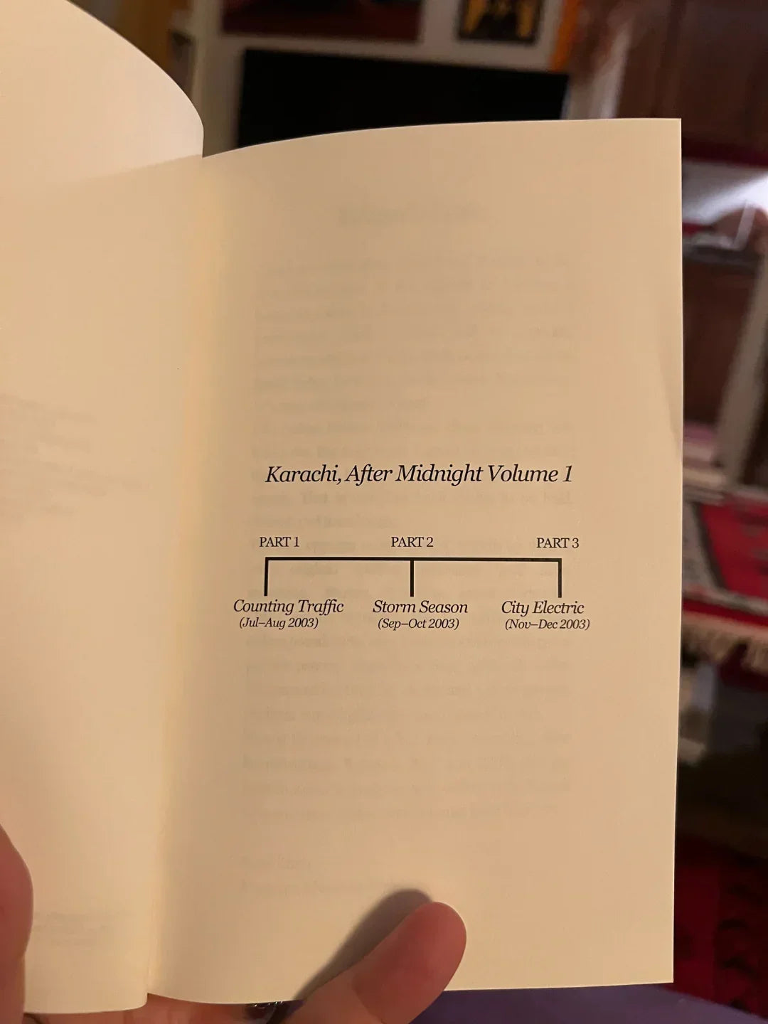 Karachi, After Midnight: VOLUME 1 — PART I: COUNTING TRAFFIC