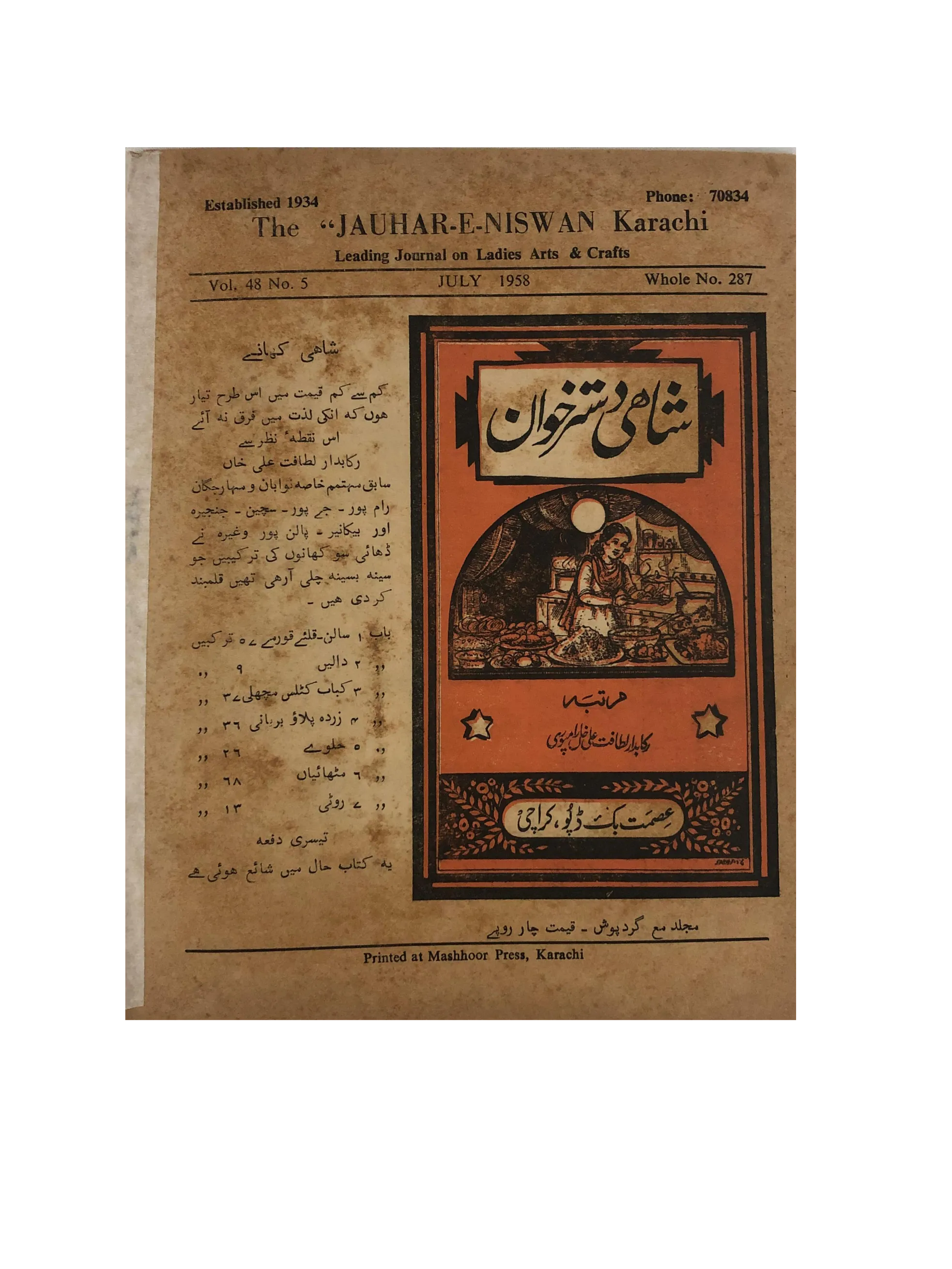 47 Issues of Jauhar-e-Niswan (1956-1960, Urdu) - KHAJISTAN™