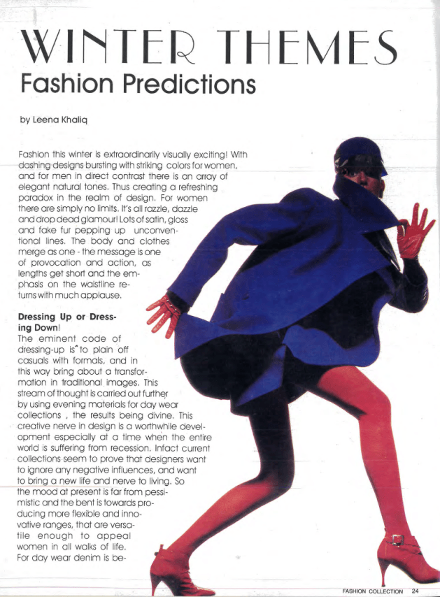 Fashion Collection (1990s) - KHAJISTAN™