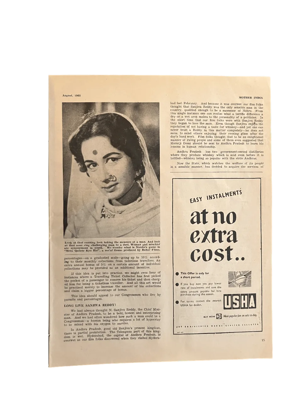 60 Issues of Mother India (1960s, India) - KHAJISTAN™