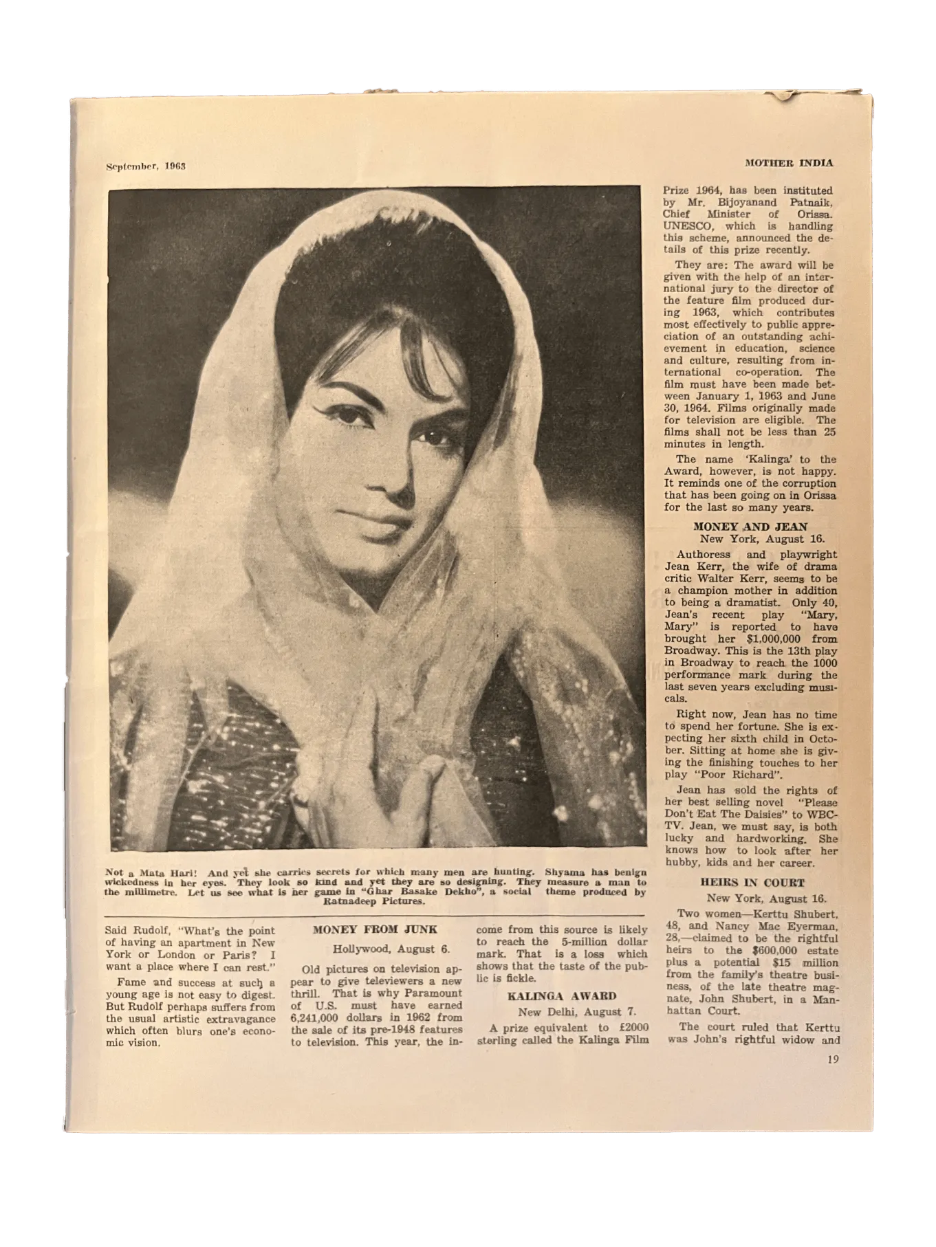 60 Issues of Mother India (1960s, India) - KHAJISTAN™