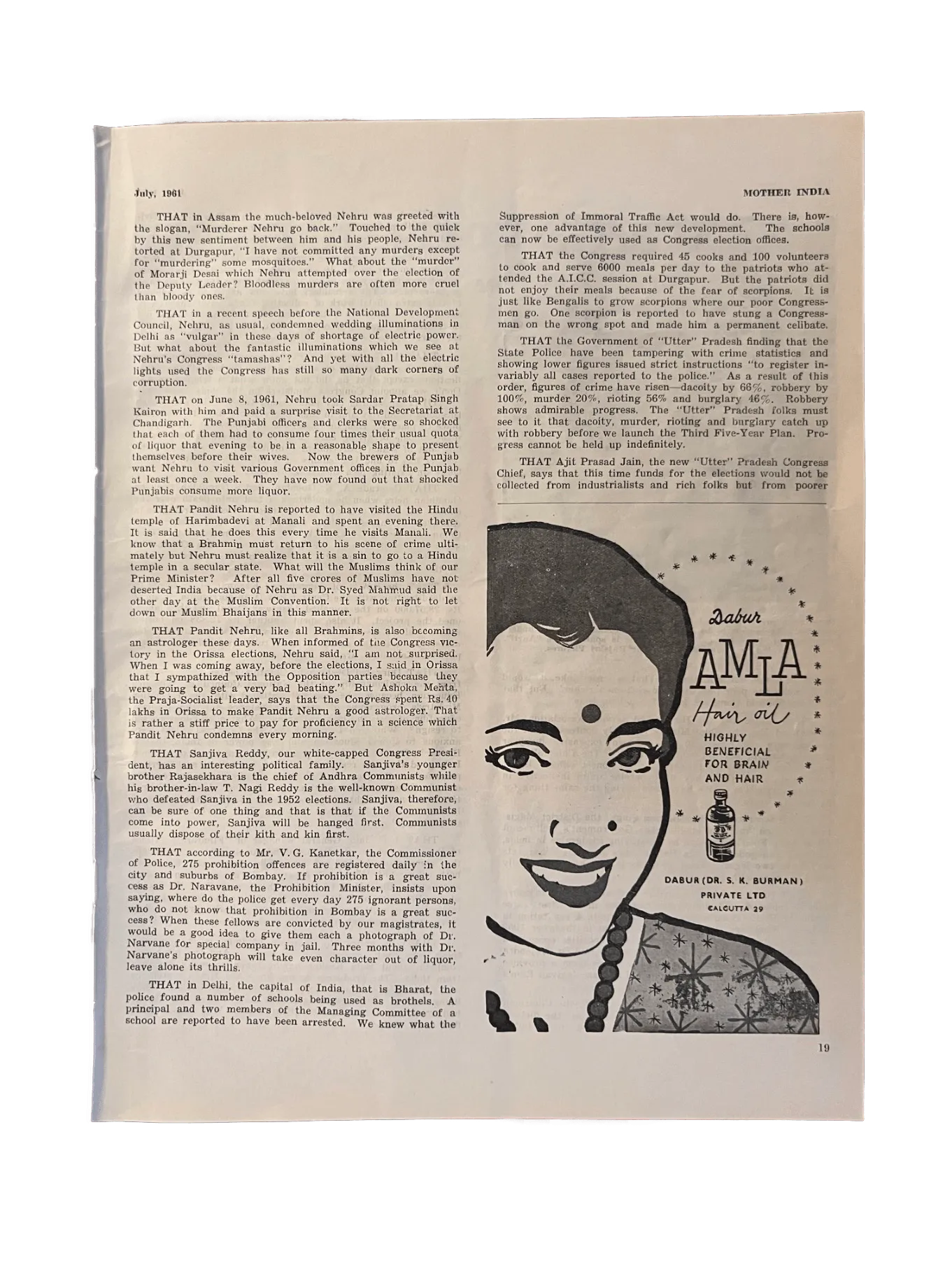 60 Issues of Mother India (1960s, India) - KHAJISTAN™