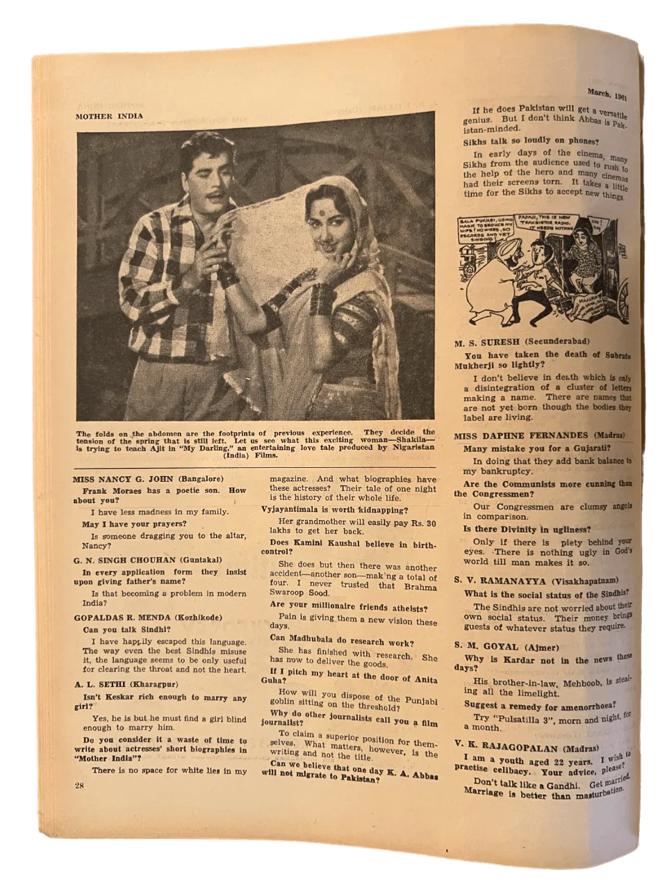 60 Issues of Mother India (1960s, India) - KHAJISTAN™