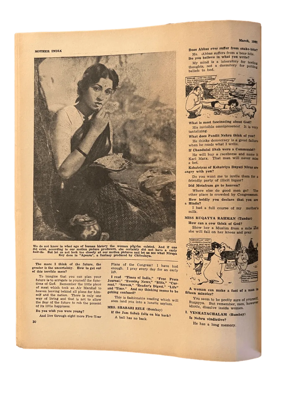 60 Issues of Mother India (1960s, India) - KHAJISTAN™