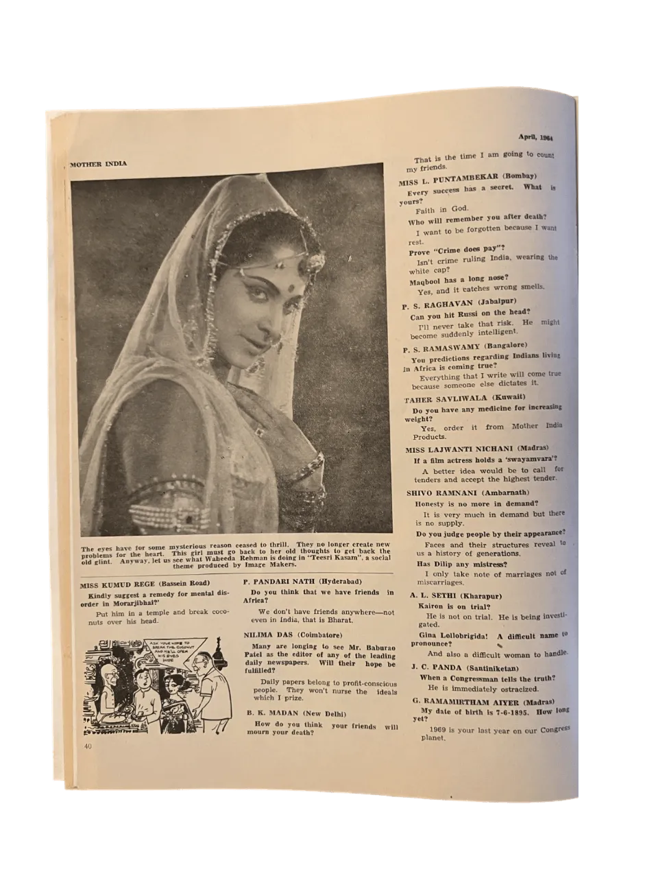 60 Issues of Mother India (1960s, India) - KHAJISTAN™