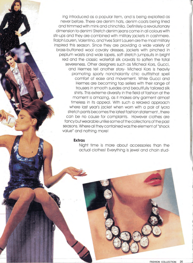 Fashion Collection (1990s) - KHAJISTAN™
