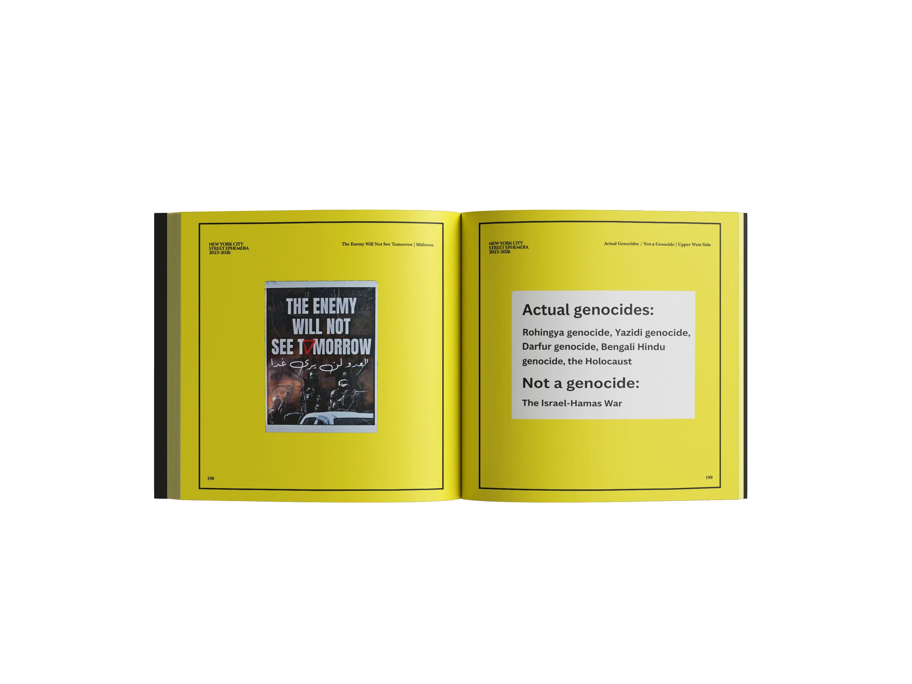 New York City Street Ephemera: 2023-2026