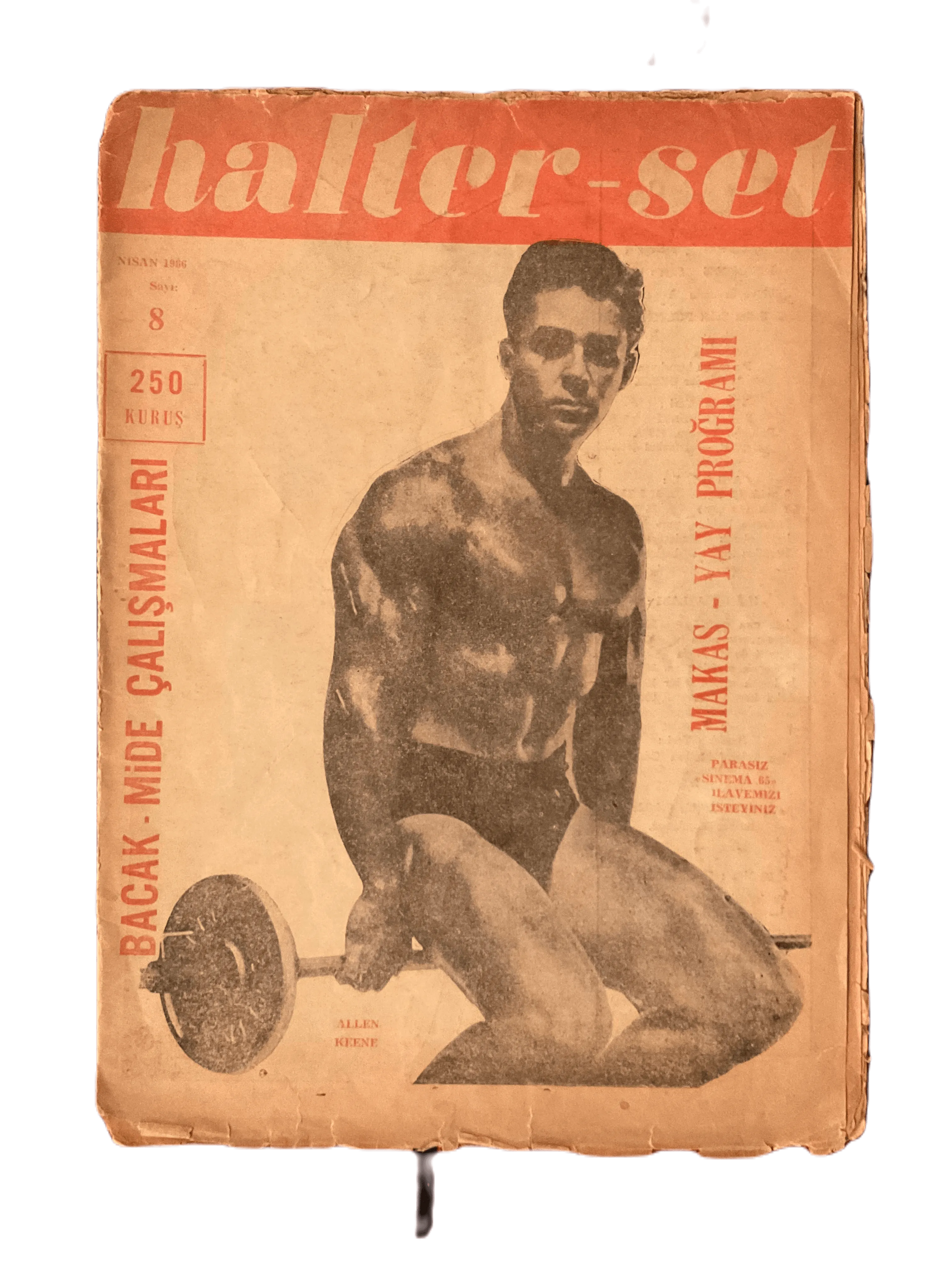 7 Issues of Halter-Set (1966-1967, Turkish Monthly Weightlifting Instructional Magazines, Turkey) - KHAJISTAN™