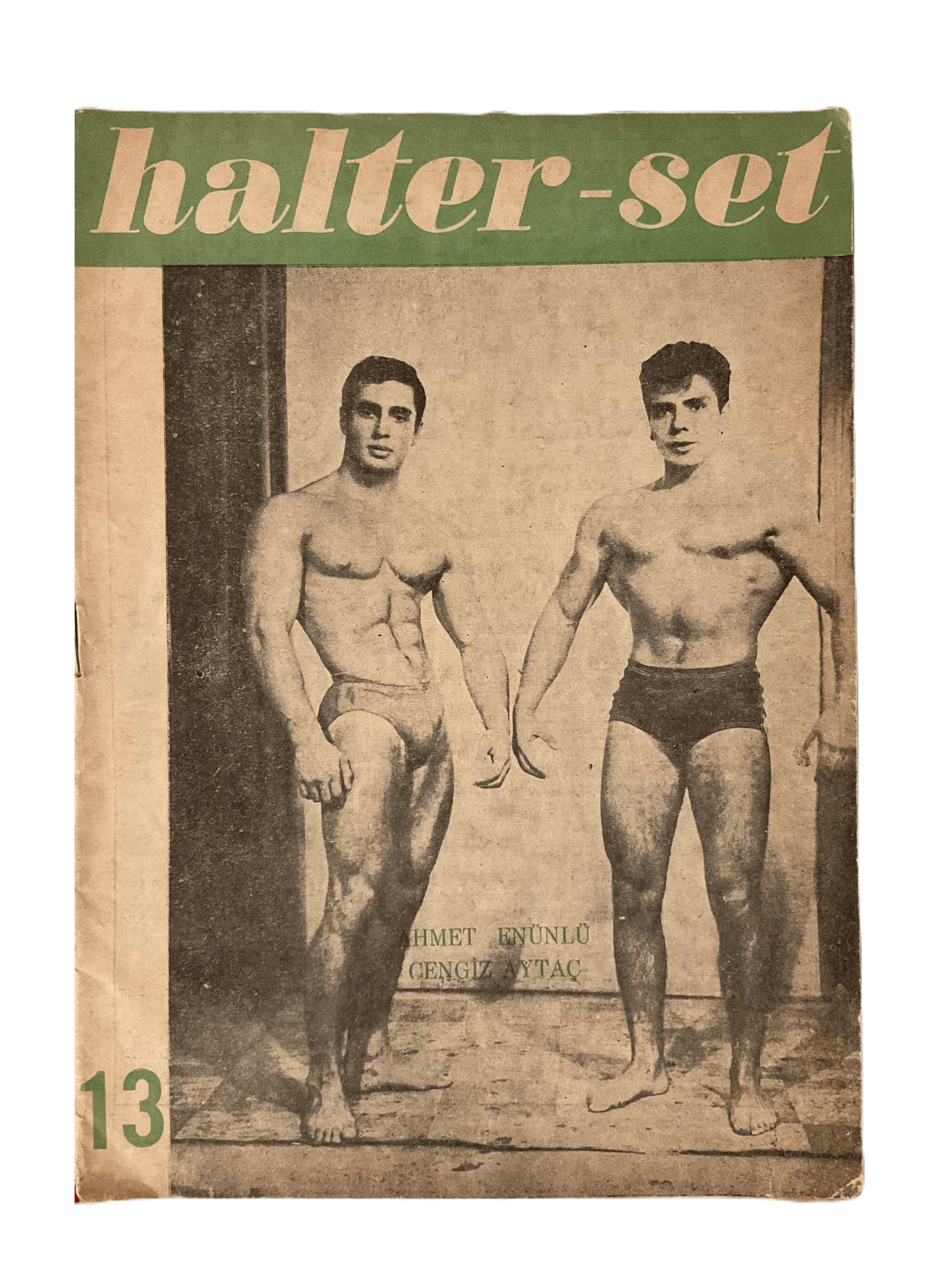 7 Issues of Halter-Set (1966-1967, Turkish Monthly Weightlifting Instructional Magazines, Turkey) - KHAJISTAN™