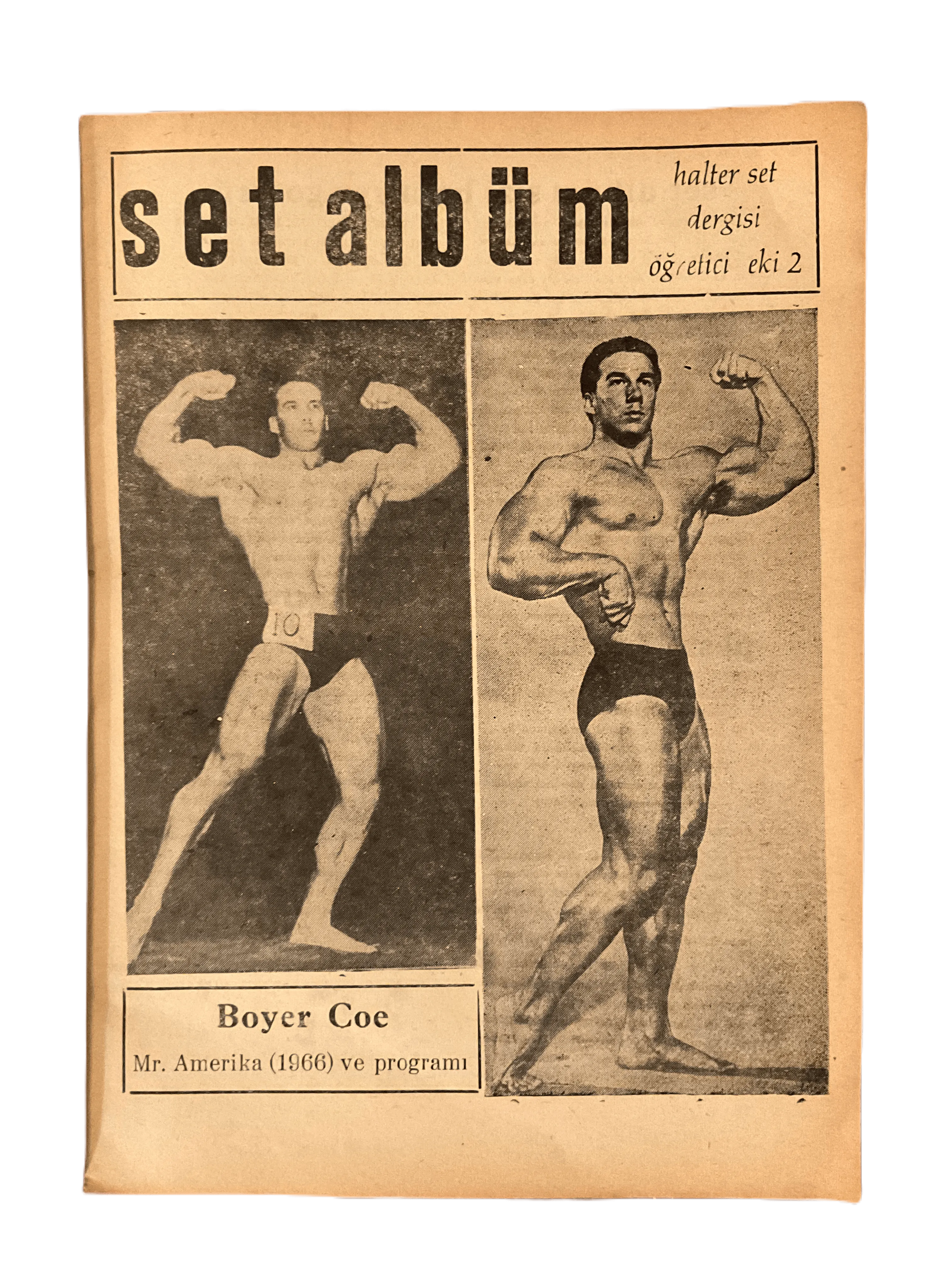 7 Issues of Halter-Set (1966-1967, Turkish Monthly Weightlifting Instructional Magazines, Turkey) - KHAJISTAN™