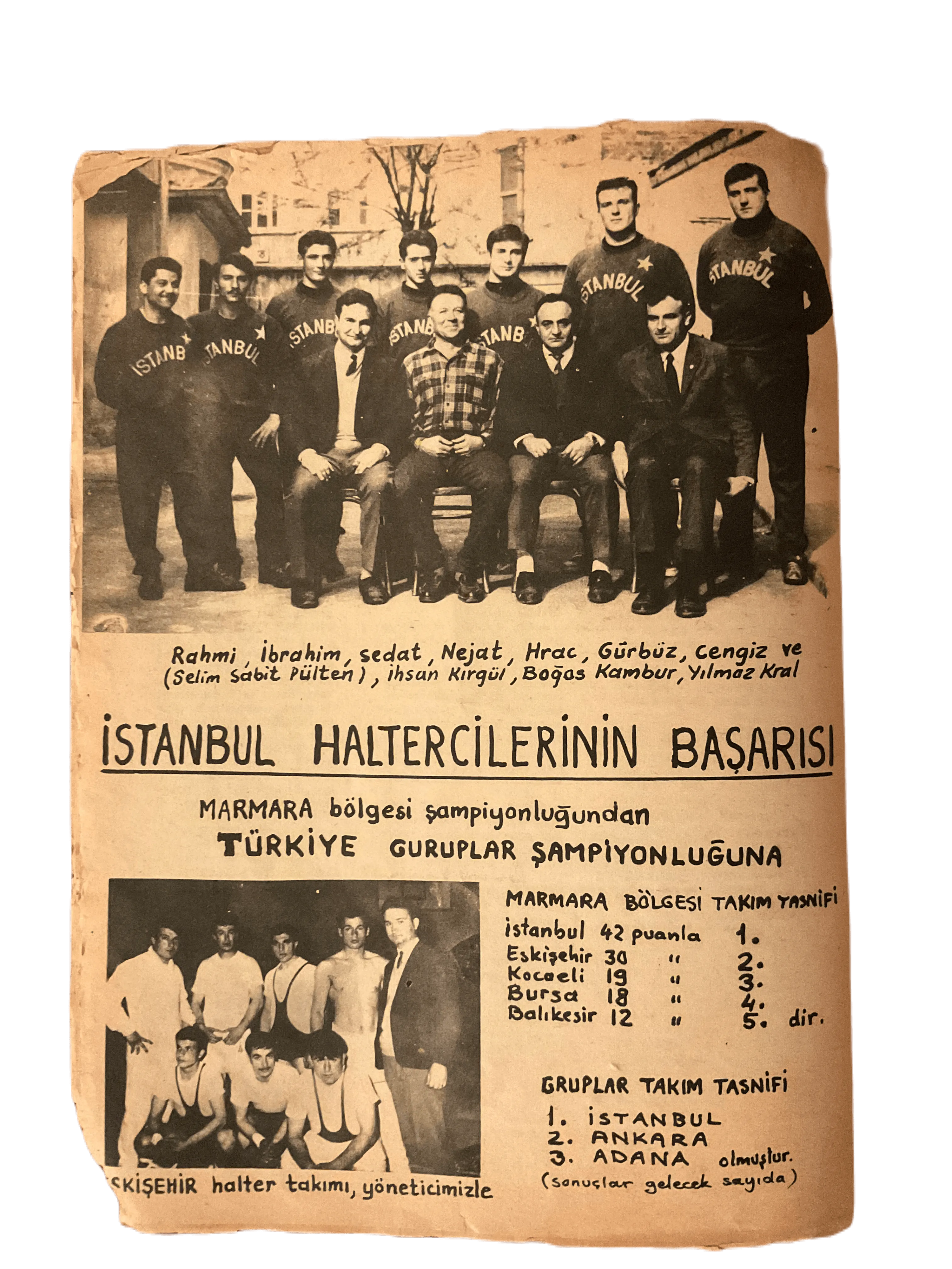 7 Issues of Halter-Set (1966-1967, Turkish Monthly Weightlifting Instructional Magazines, Turkey) - KHAJISTAN™