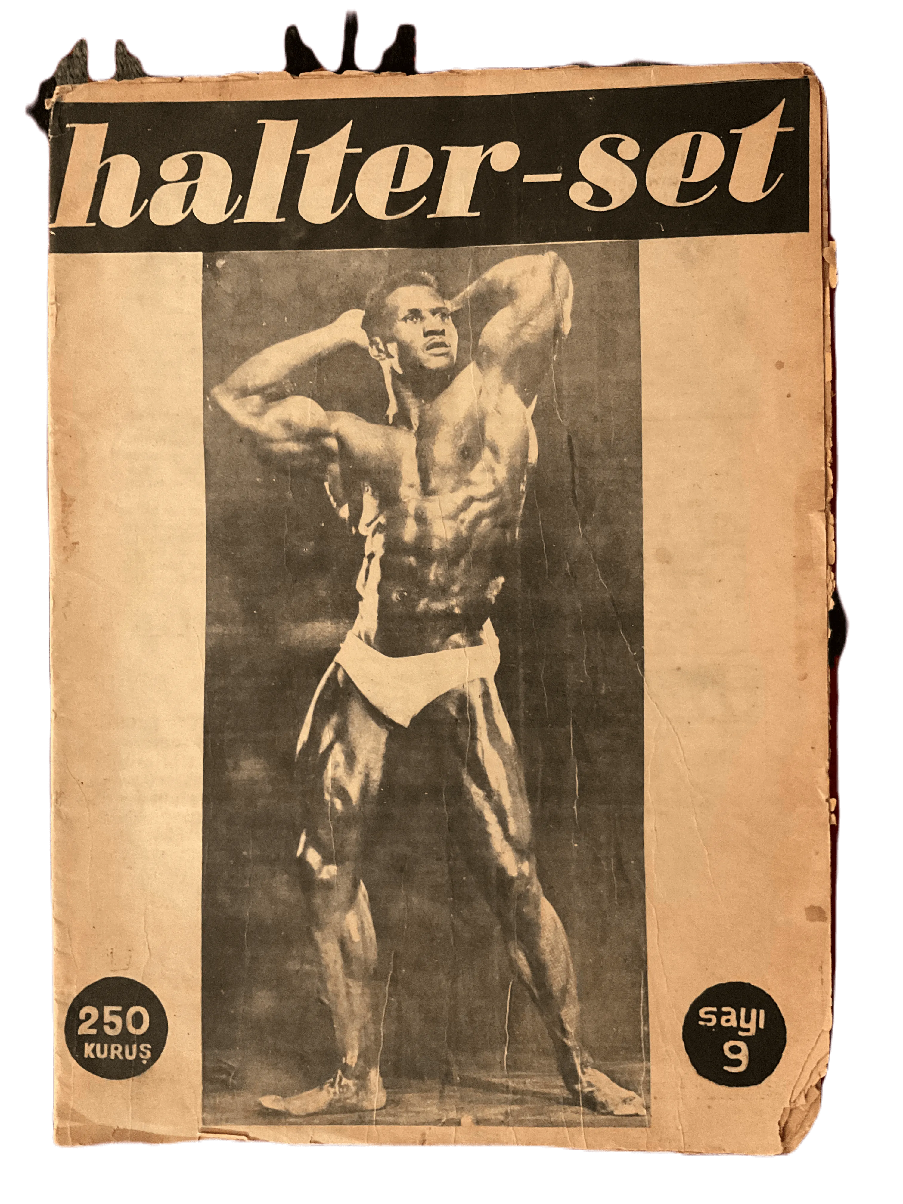 7 Issues of Halter-Set (1966-1967, Turkish Monthly Weightlifting Instructional Magazines, Turkey) - KHAJISTAN™