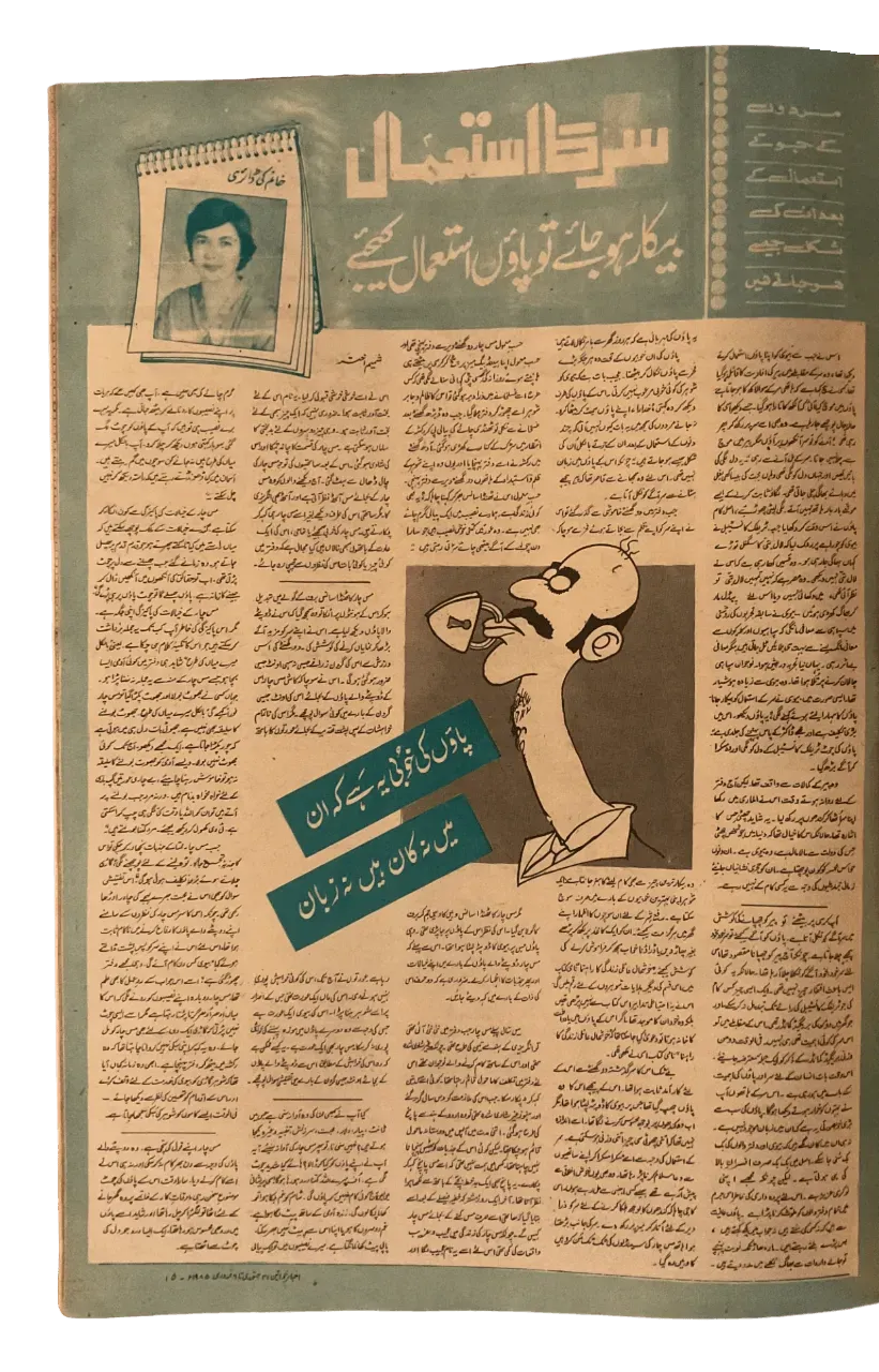 750 Issues of Akhbar-e-Khawateen (1964-1986, Pakistan) - KHAJISTAN™