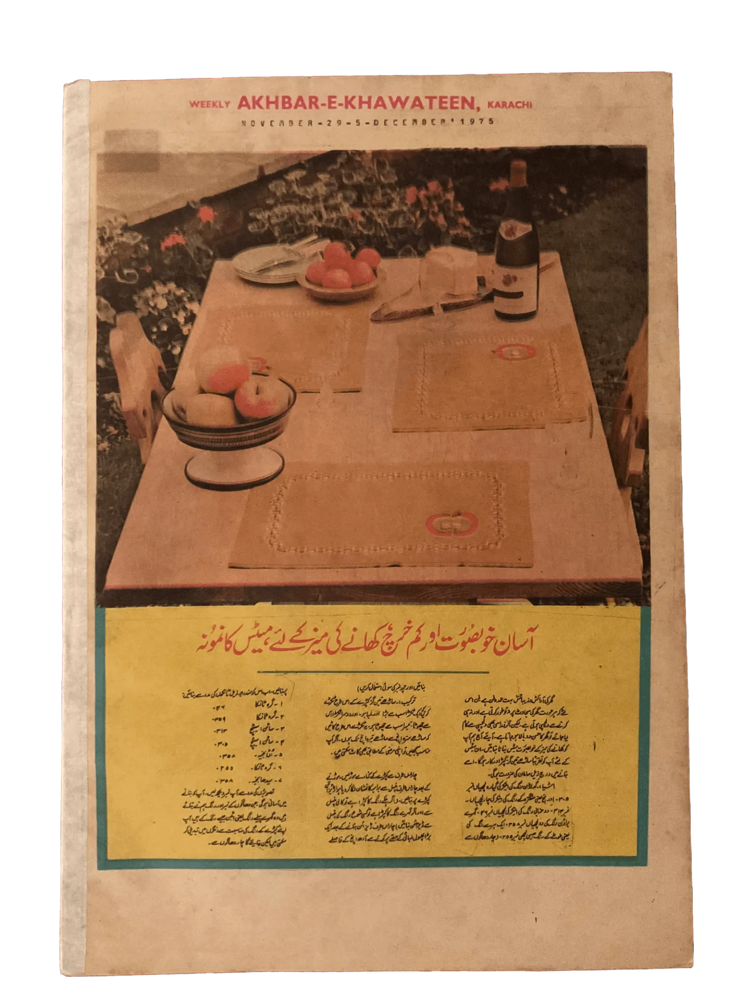 750 Issues of Akhbar-e-Khawateen (1964-1986, Pakistan) - KHAJISTAN™