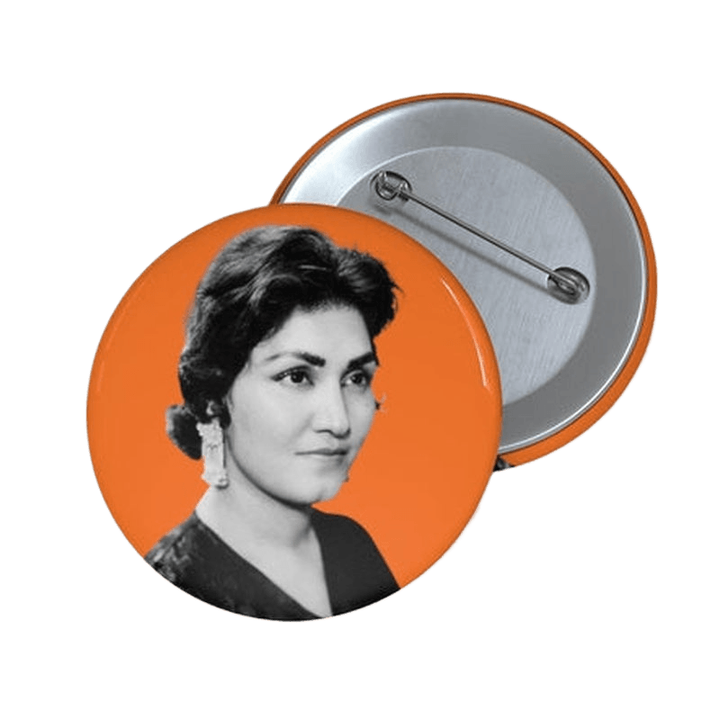 Madam Noor Jehan Pin Button KHAJISTAN