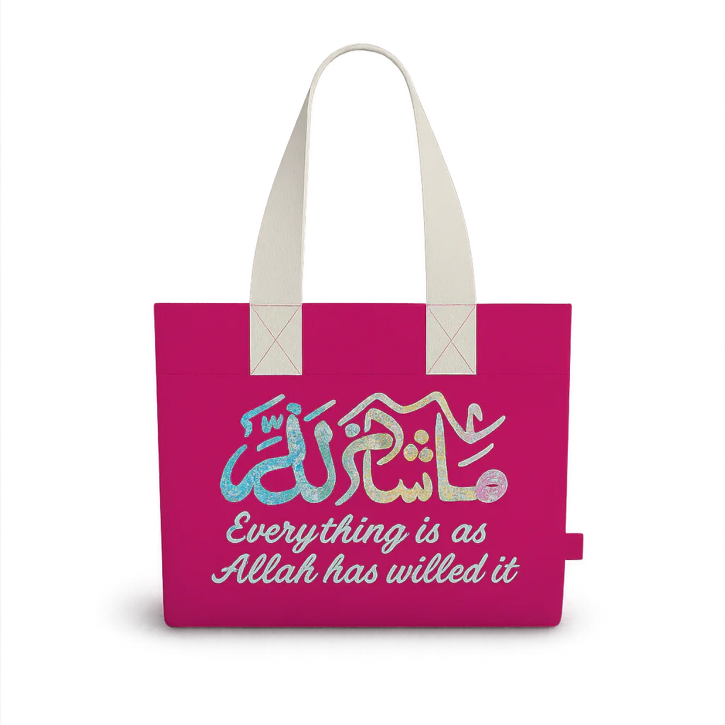 Mashallah Everything is as Allah has Willed it Small Tote