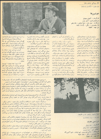 2nd Edition Tehran International Film Festival (December 2, 1973) - KHAJISTAN™