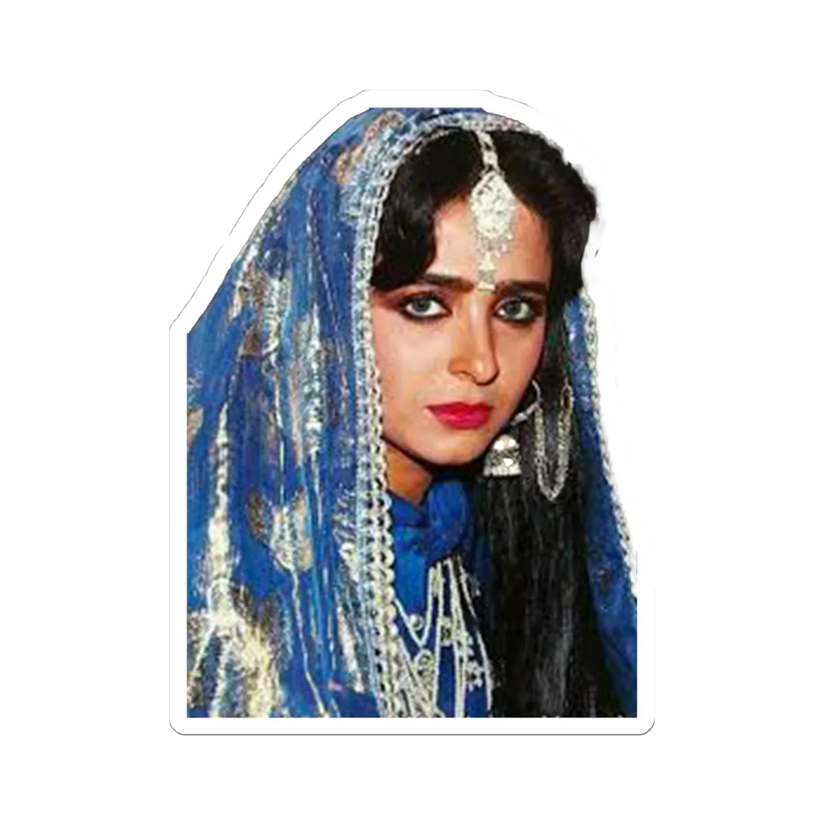 د 90s نیلي سټیکر 