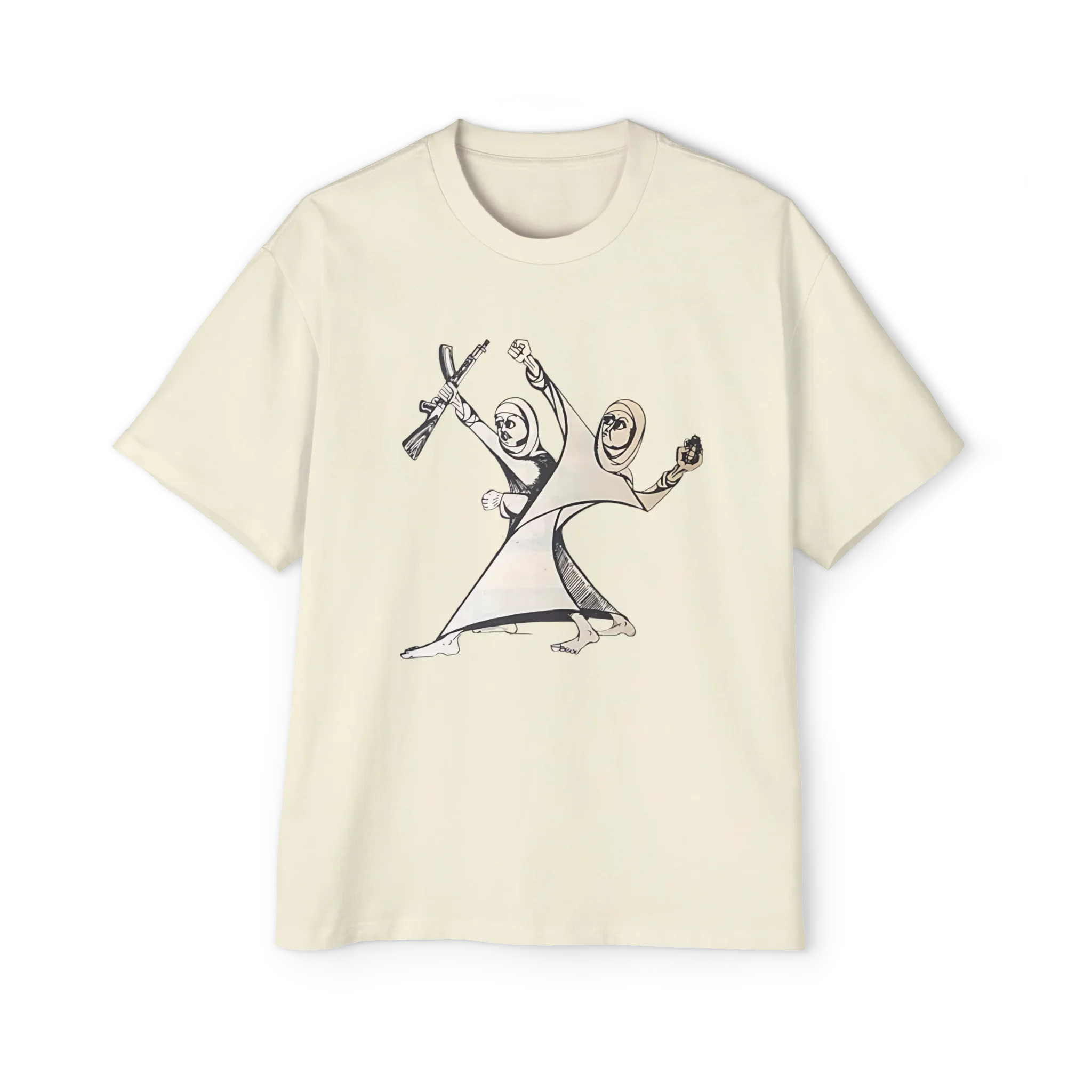 Behlol Magazine “Revolution in Hijab” Thick Oversized Tee