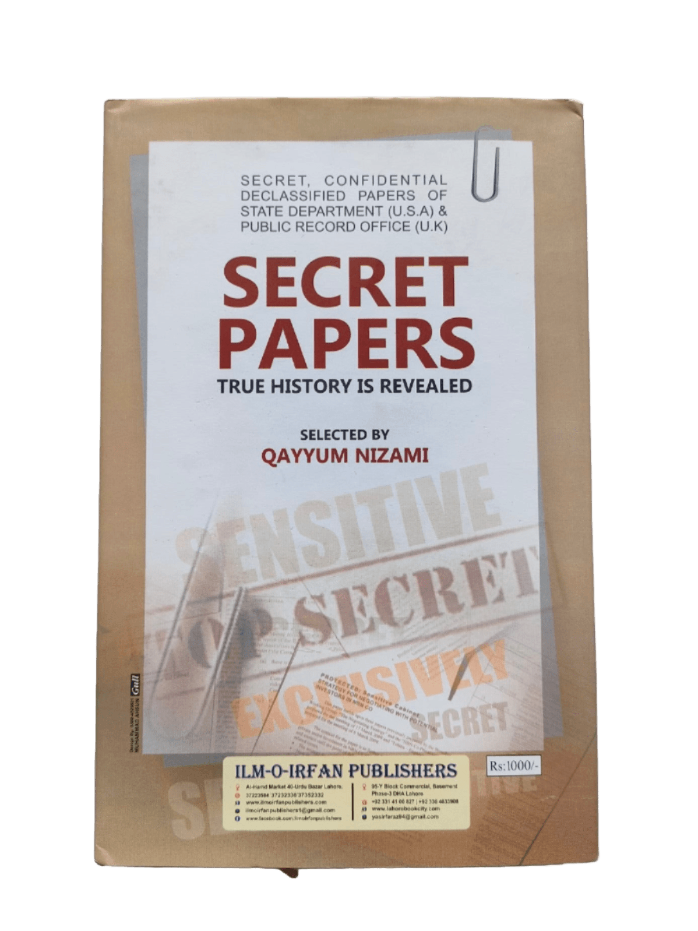 Khufiya Papers (Secret Papers) - KHAJISTAN™