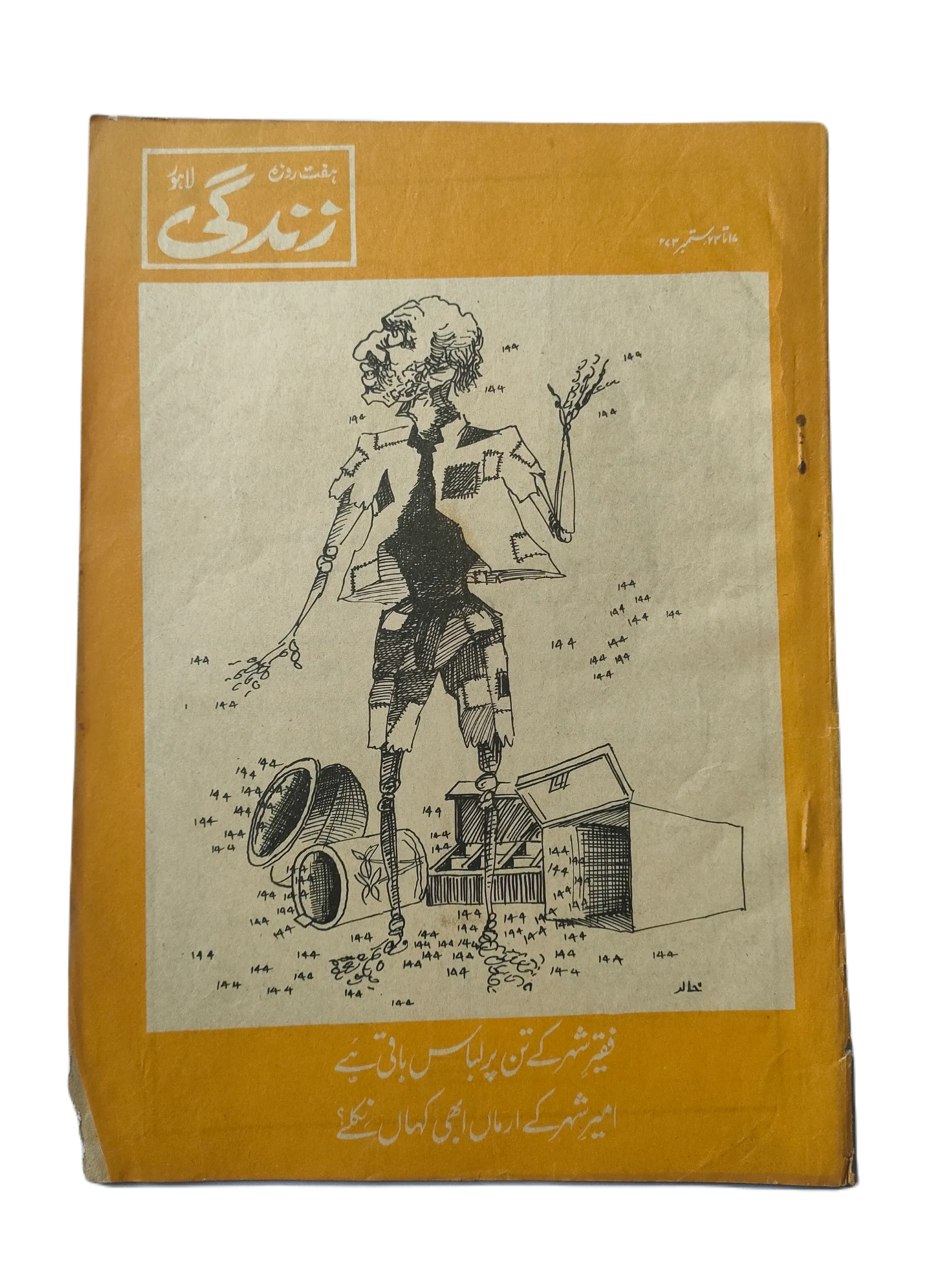 1969-78 Weekly Zindagi, Lahore (Urdu) | 152 Issues - KHAJISTAN™