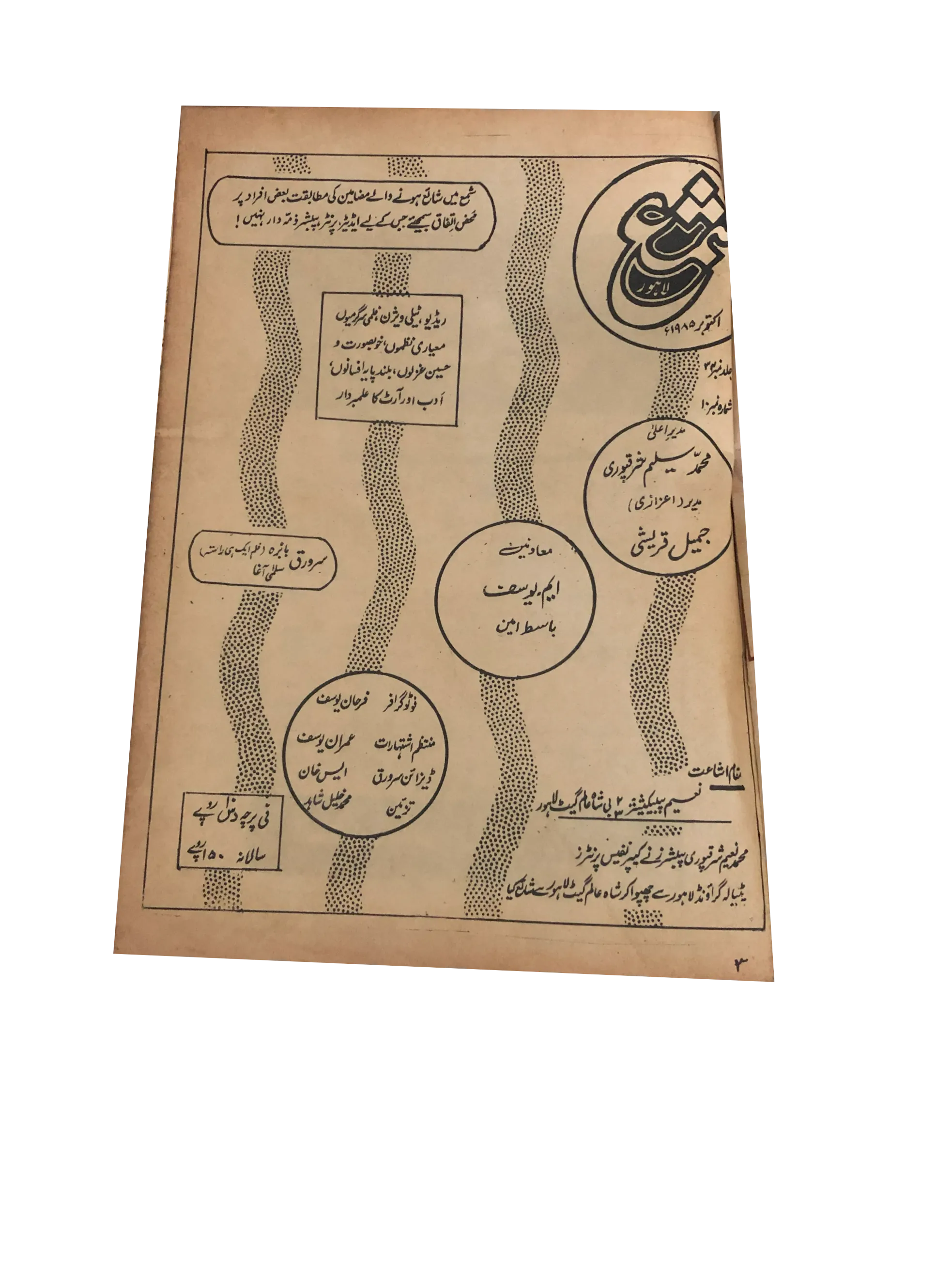 43 Issues of Monthly Shama, Lahore (1951-2004, Lahore, Urdu)