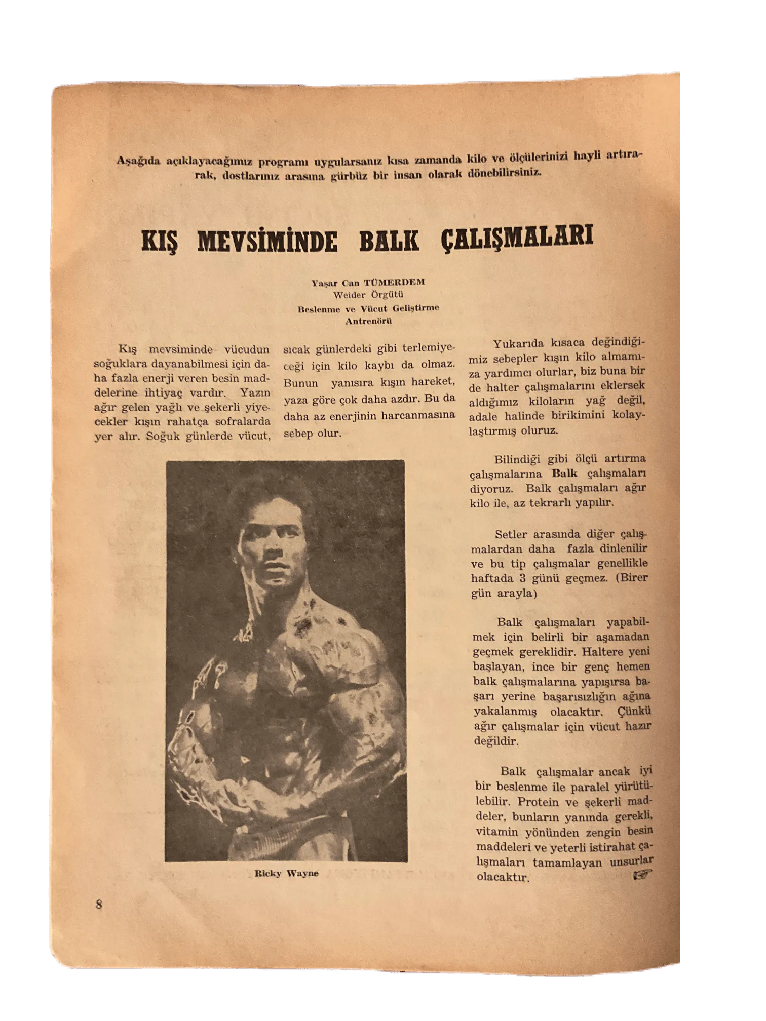 1963-74 Halter (Turkish Monthly Weightlifting Magazine) | 12 Issues - KHAJISTAN™