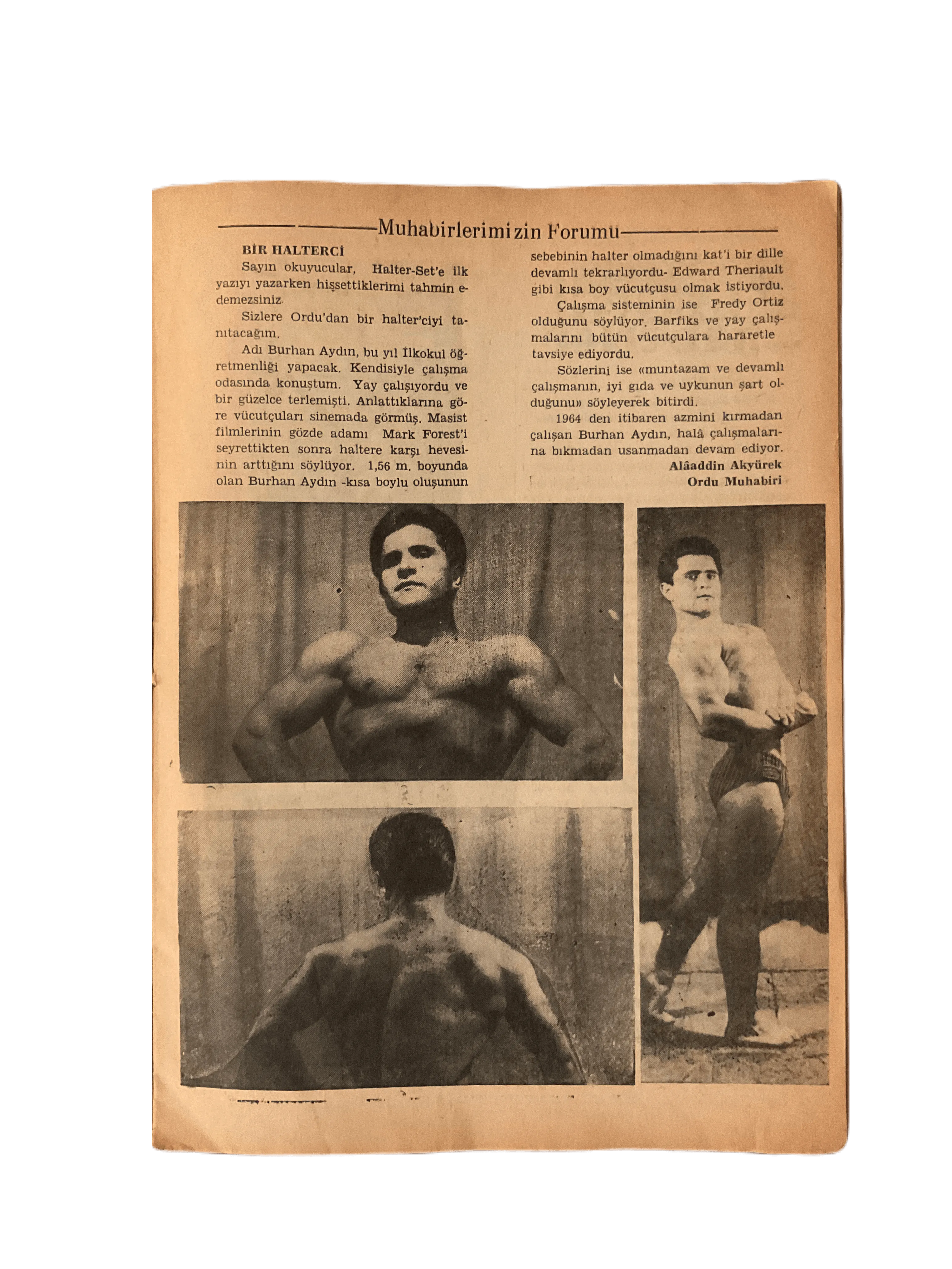 1966-67 Halter-Set (Turkish Monthly Weightlifting Instructional Magazines) | 7 Issues - KHAJISTAN™