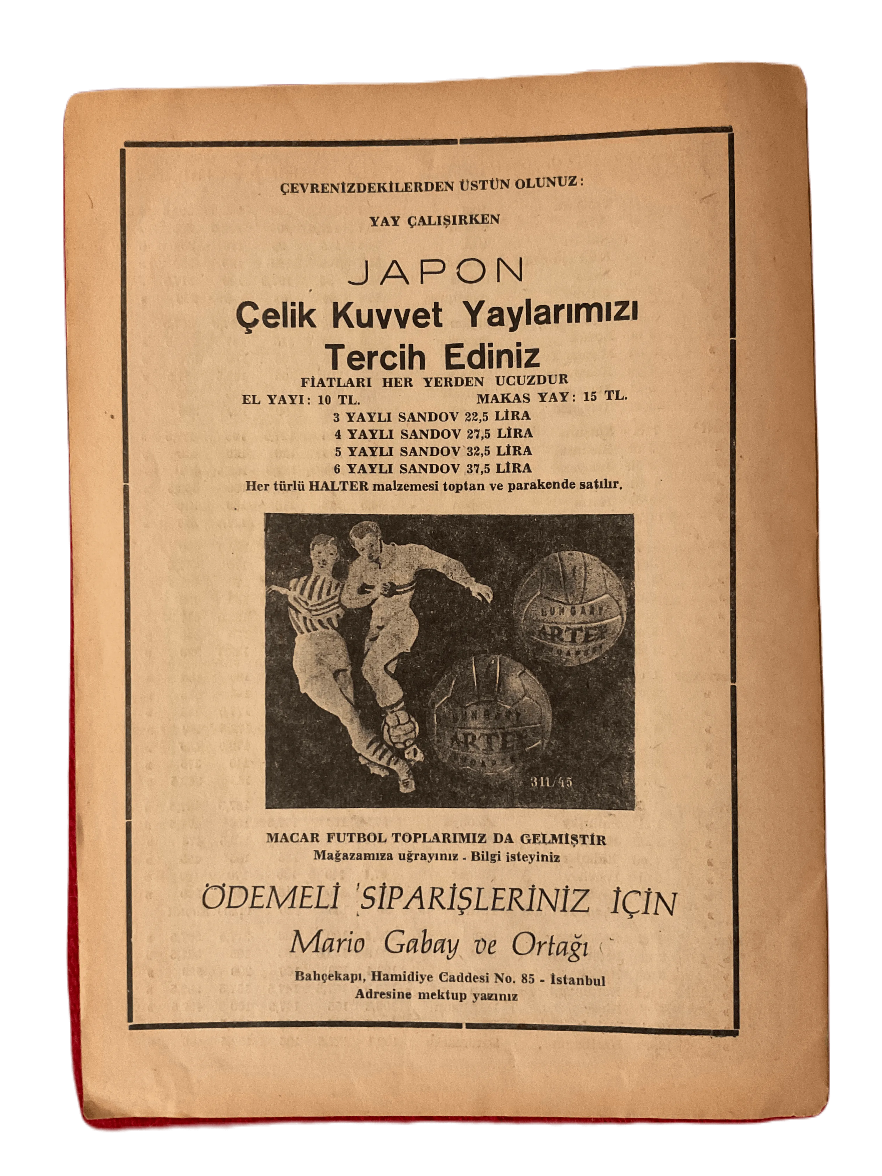 1966-67 Halter-Set (Turkish Monthly Weightlifting Instructional Magazines) | 7 Issues - KHAJISTAN™