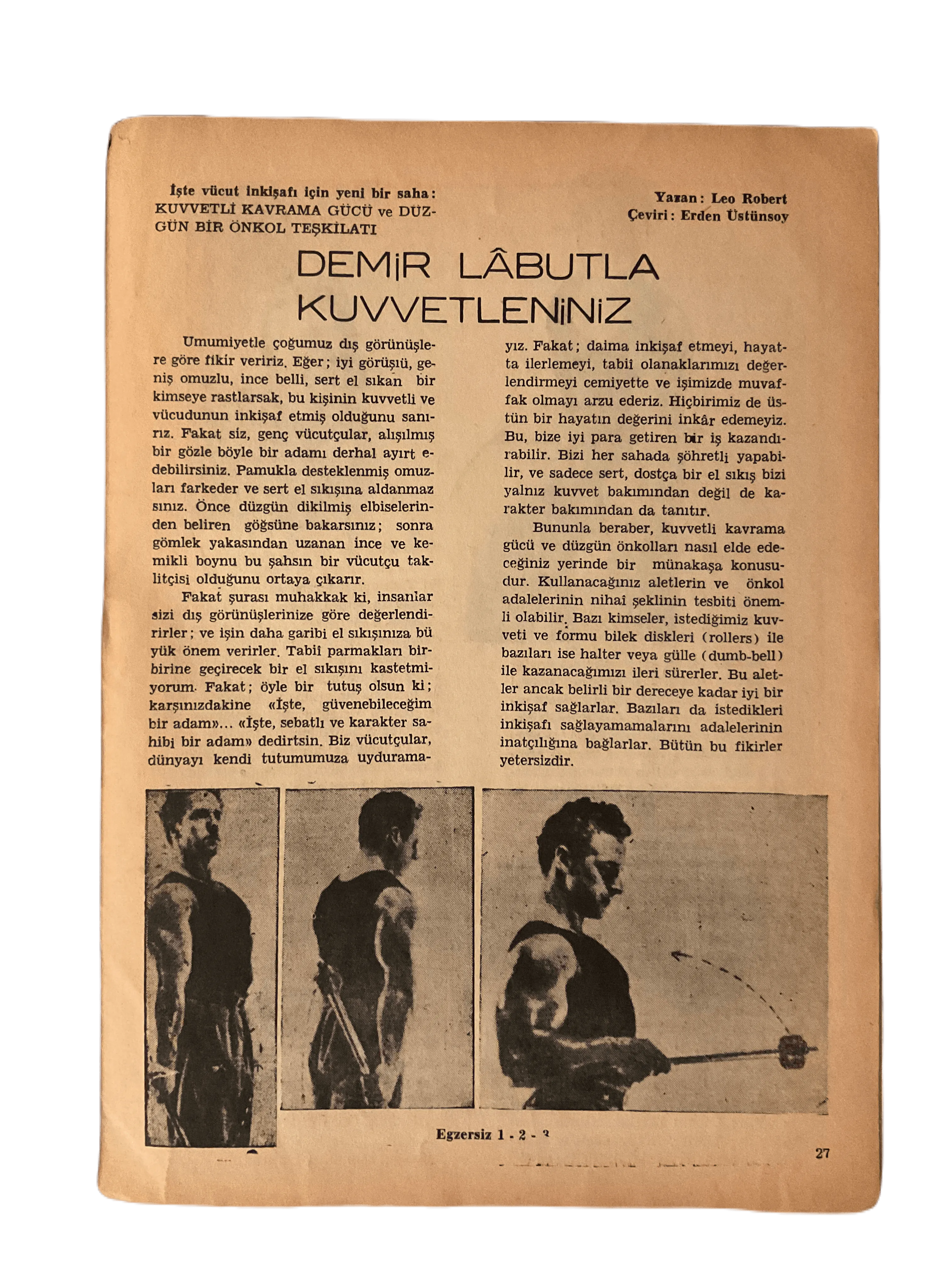 1966-67 Halter-Set (Turkish Monthly Weightlifting Instructional Magazines) | 7 Issues - KHAJISTAN™