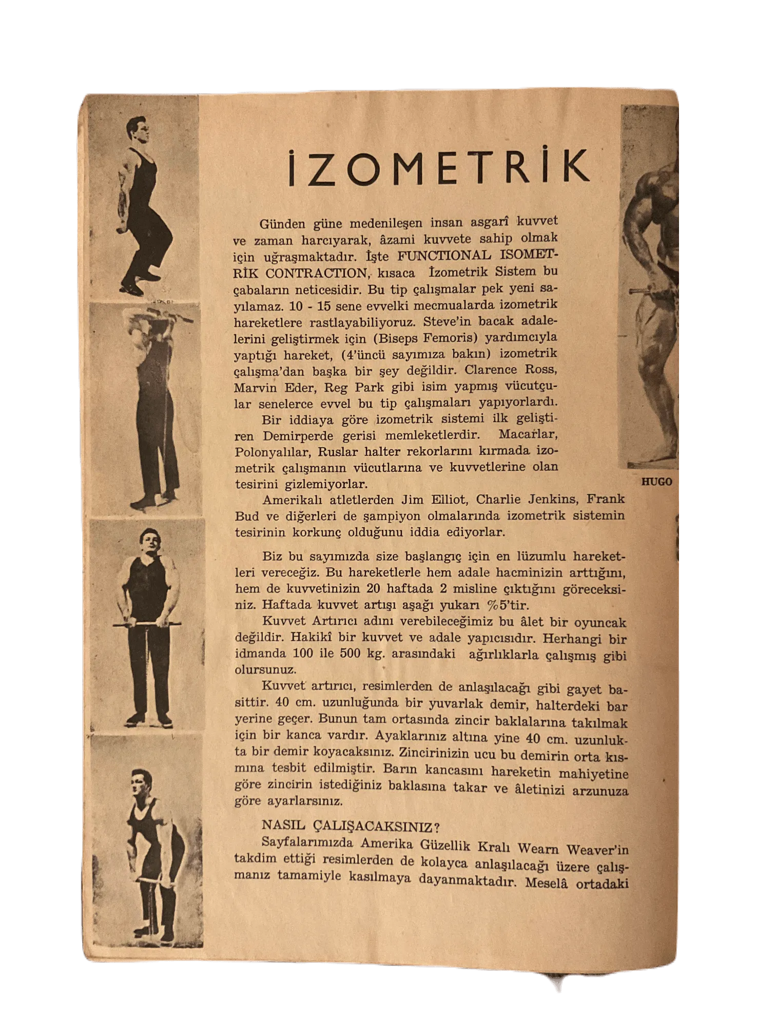 1963-74 Halter (Turkish Monthly Weightlifting Magazine) | 12 Issues - KHAJISTAN™