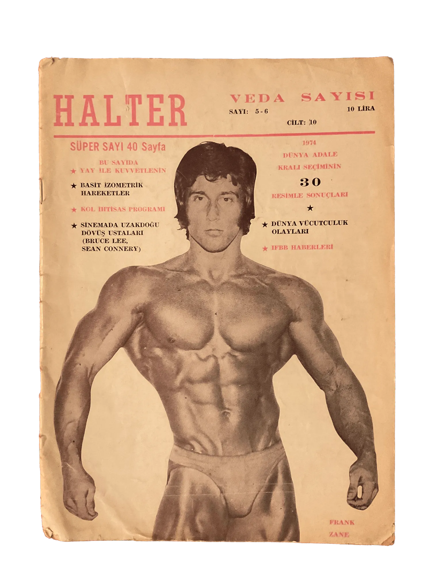 1963-74 Halter (Turkish Monthly Weightlifting Magazine) | 12 Issues - KHAJISTAN™