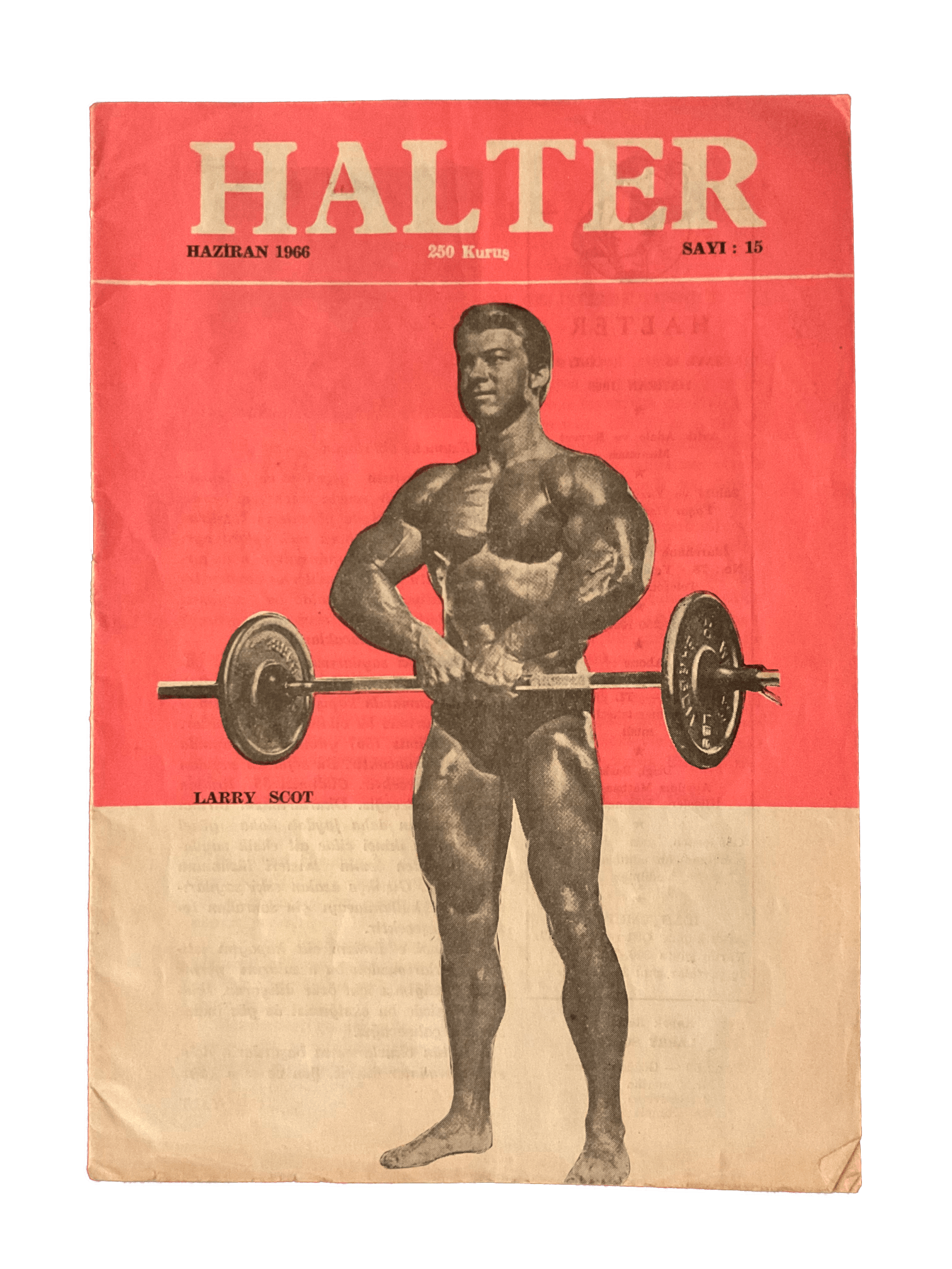 1963-74 Halter (Turkish Monthly Weightlifting Magazine) | 12 Issues - KHAJISTAN™